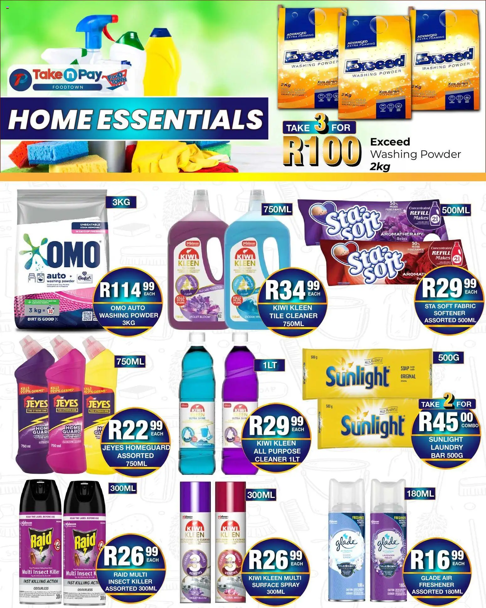 New Take n Pay catalogue – valid from 09.03.2026 | Page: 25 | Products: Bleach, Fragrance, Powder, Aromat