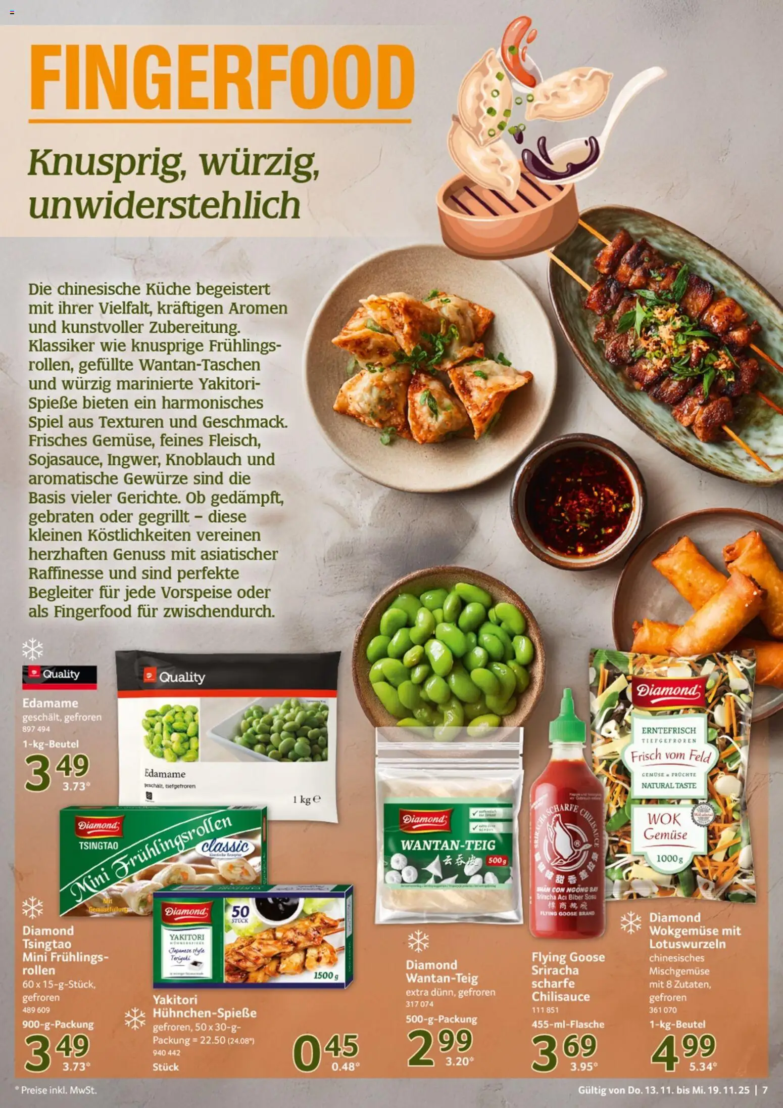 Selgros Prospekt 	 – gültig ab 13.11.2025 | Seite: 7 | Produkte: Spiel, Spieße, Gewürze, Gemüse