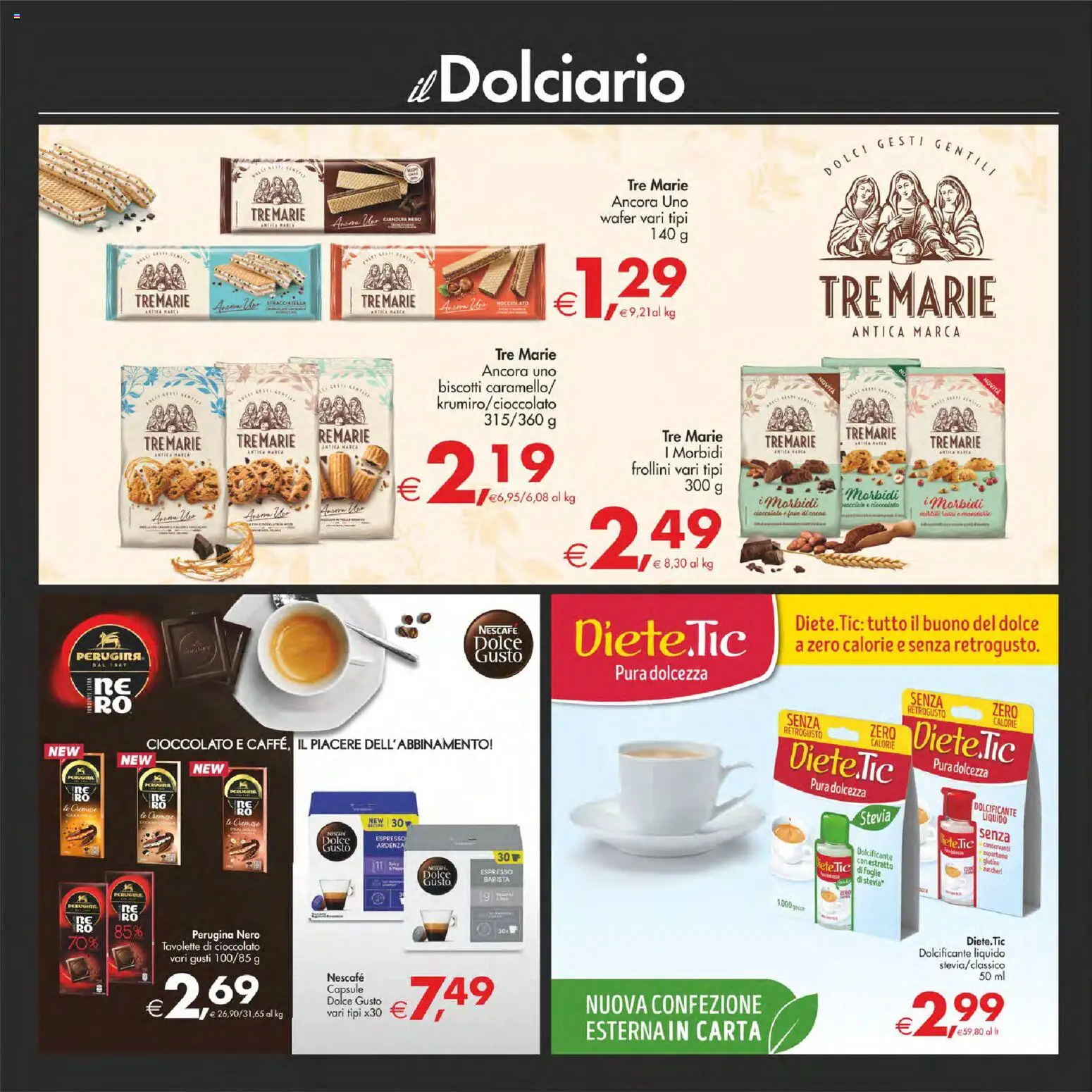 Volantino Decò del 16.12.2025 | Pagina: 35 | Prodotti: Dolcificante, Cioccolato, Biscotti, Stracciatella