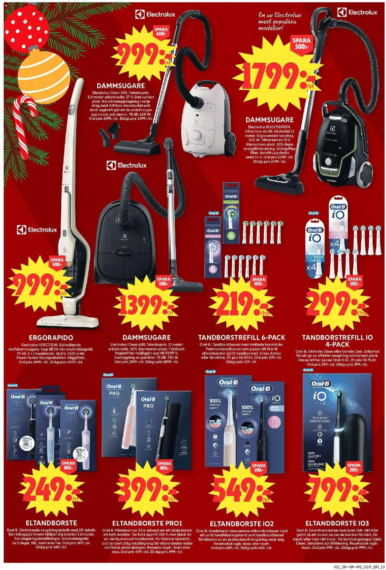 ICA Maxi reklamblad aktuell från 15.12.2025 | Sida: 14 | Produkter: Dammsugare, Gem, Eltandborste, Borsta