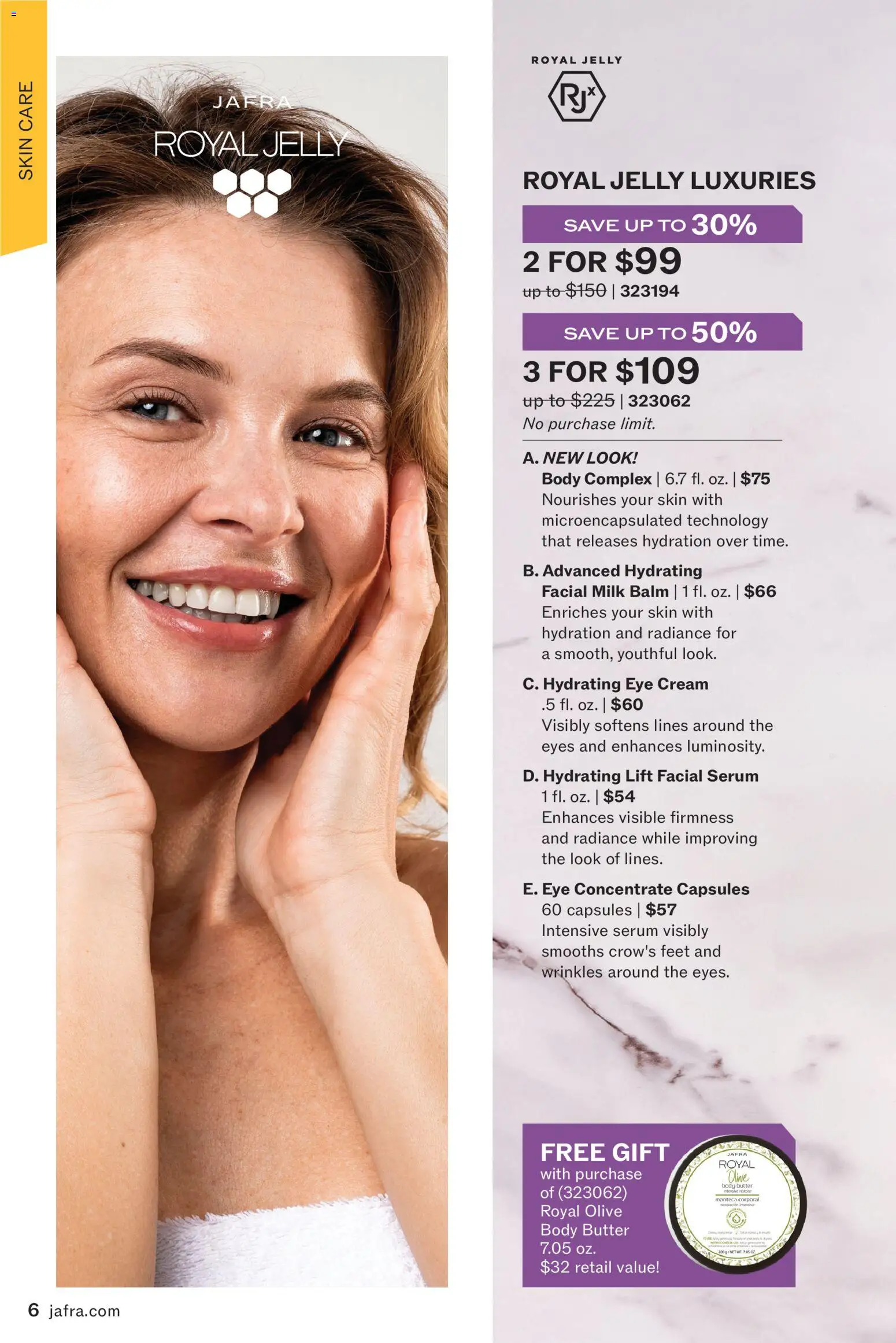 JAFRA folleto │ válido desde el 01.02.2026 | Página: 6 | Productos: Sérum, Manteca, Manteca corporal, Body