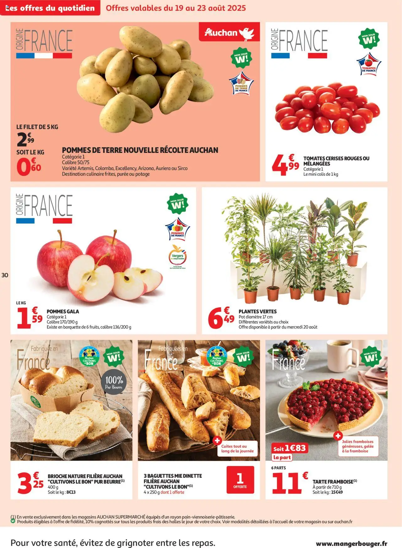  | Page: 30 | Produits: Plantes, Pommes, Gelée, Pommes de terre