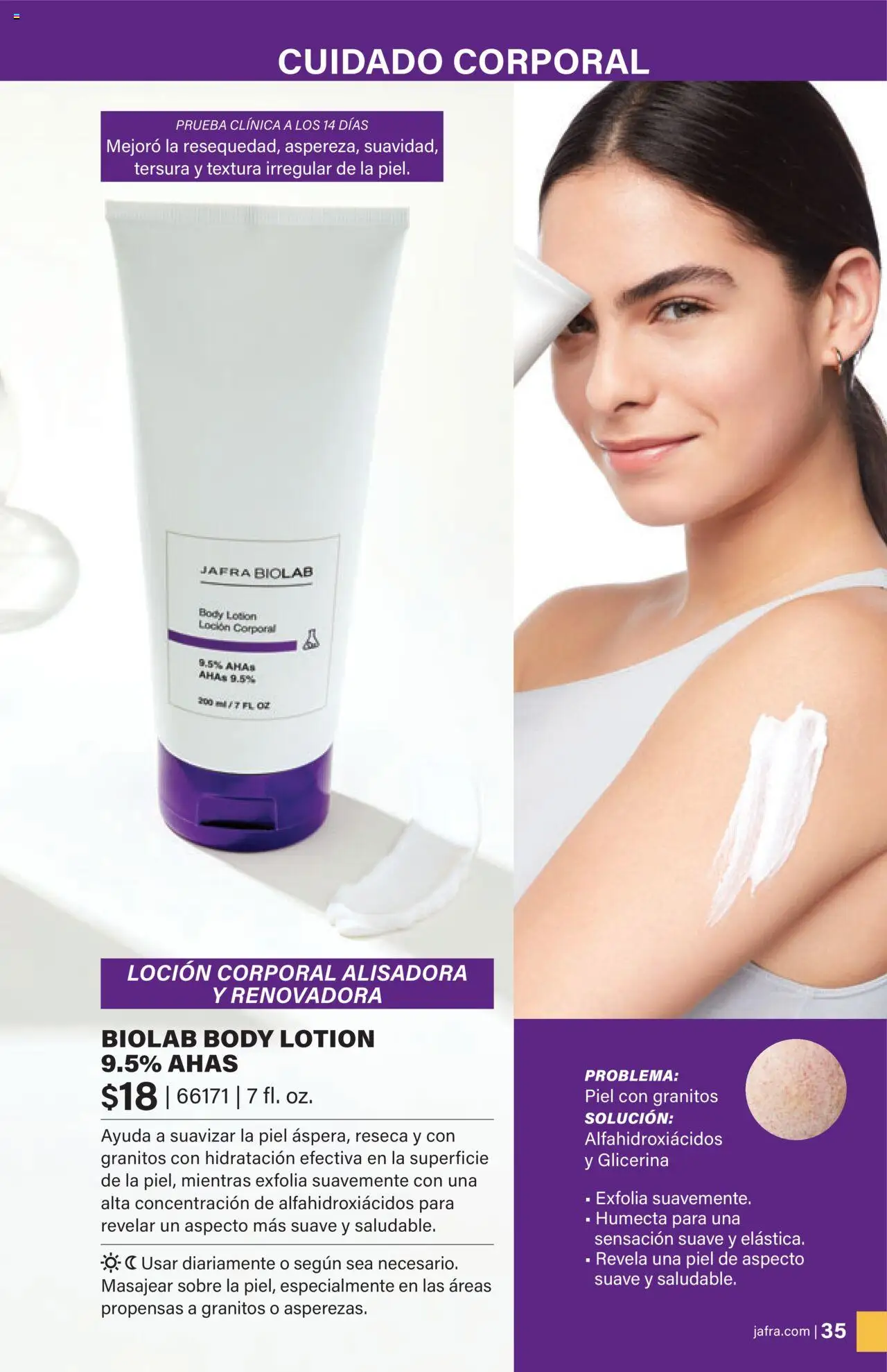 JAFRA folleto │ válido desde el 01.08.2025 | Página: 35 | Productos: Loción corporal, Body