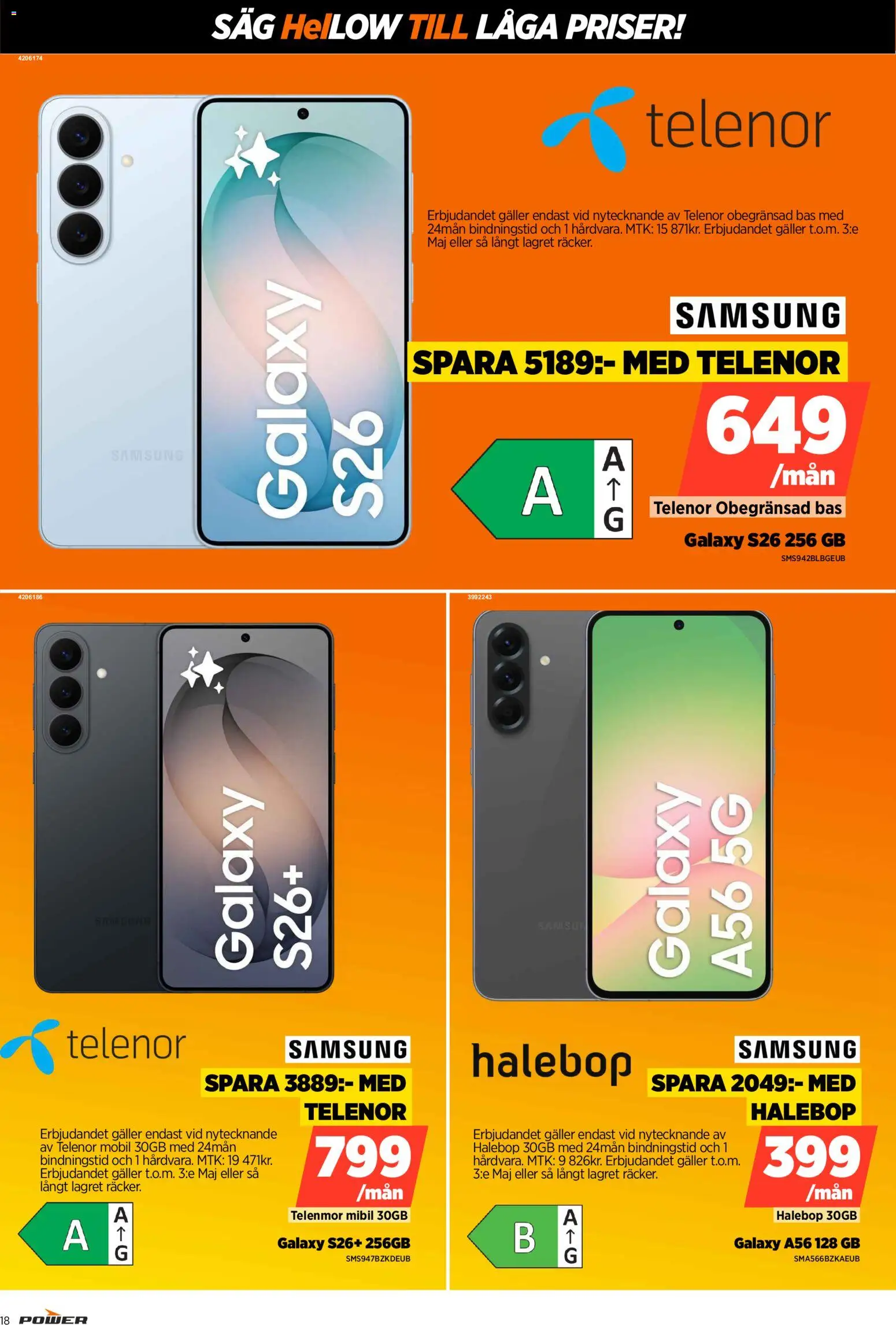 Power reklamblad aktuell från 27.04.2026 | Sida: 18 | Produkter: Såg, Galler