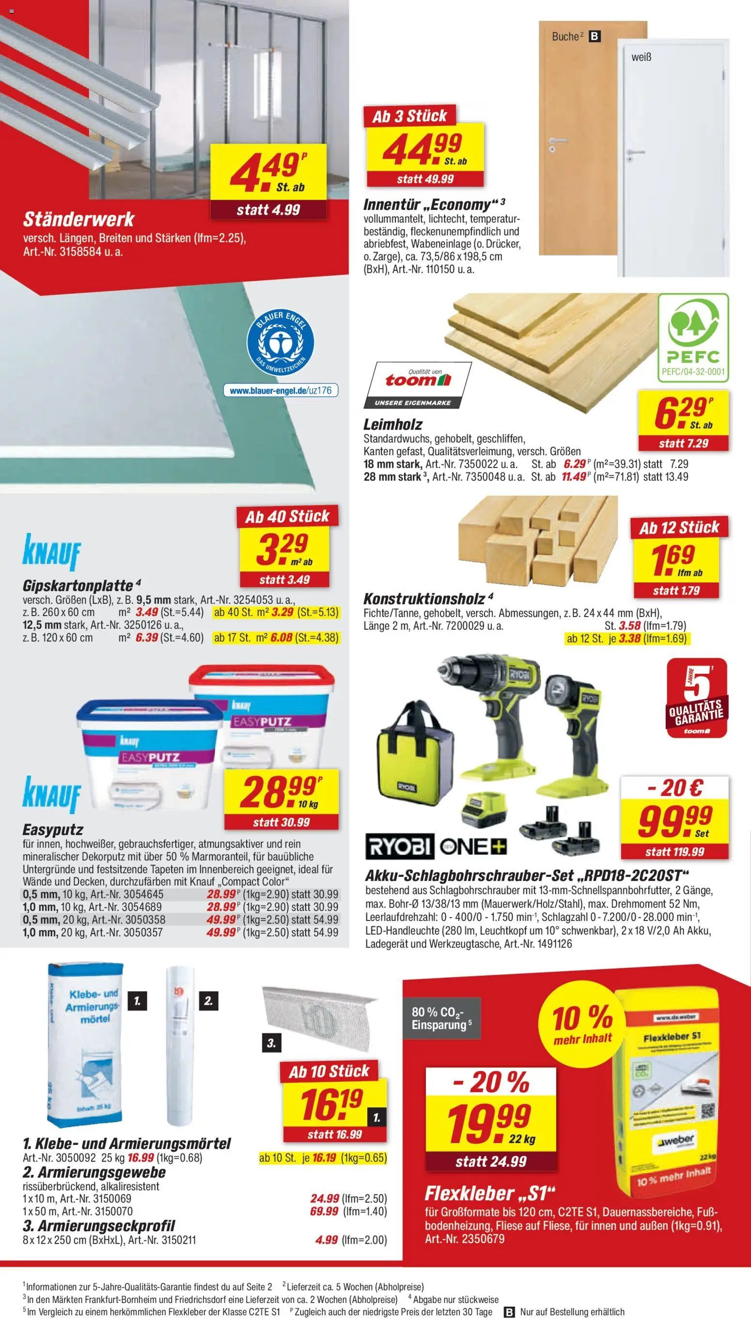 Toom Baumarkt Prospekt 	 – gültig ab 01.11.2025 | Seite: 8 | Produkte: Ladegerät
