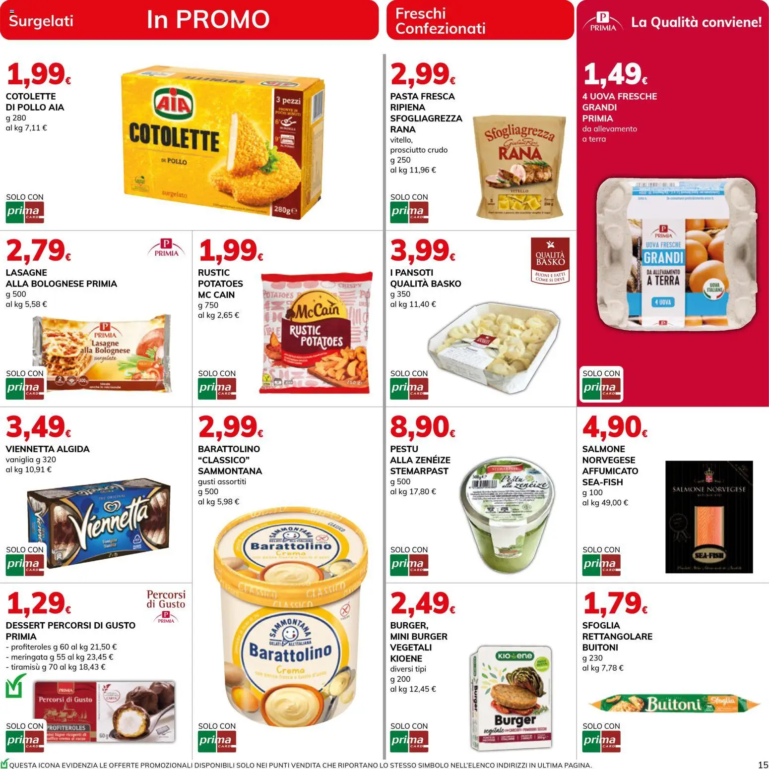 Volantino Basko del 13.01.2026 | Pagina: 15 | Prodotti: Pollo, Panna, Prosciutto, Terra