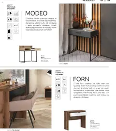 Pogląd oferty "Black Red White Gazetka - Katalog rodzinnych wnętrz" - ważna od 24.05.2024 | Strona: 129 | Produkty: Biurko, Toaletka