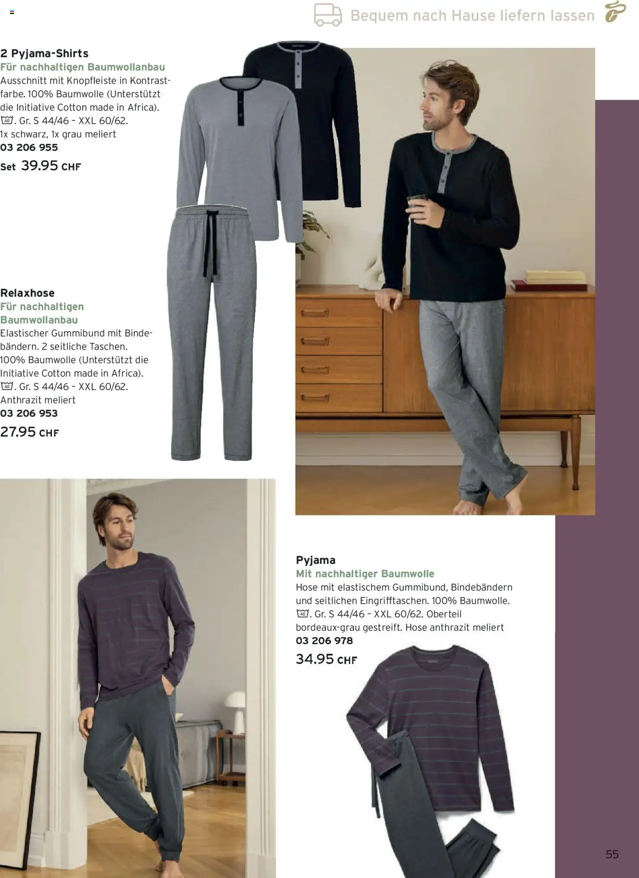 Tchibo Aktionen Herbst – gültig ab 24.09.2025 | Seite: 55 | Produkte: Hose, Pyjama