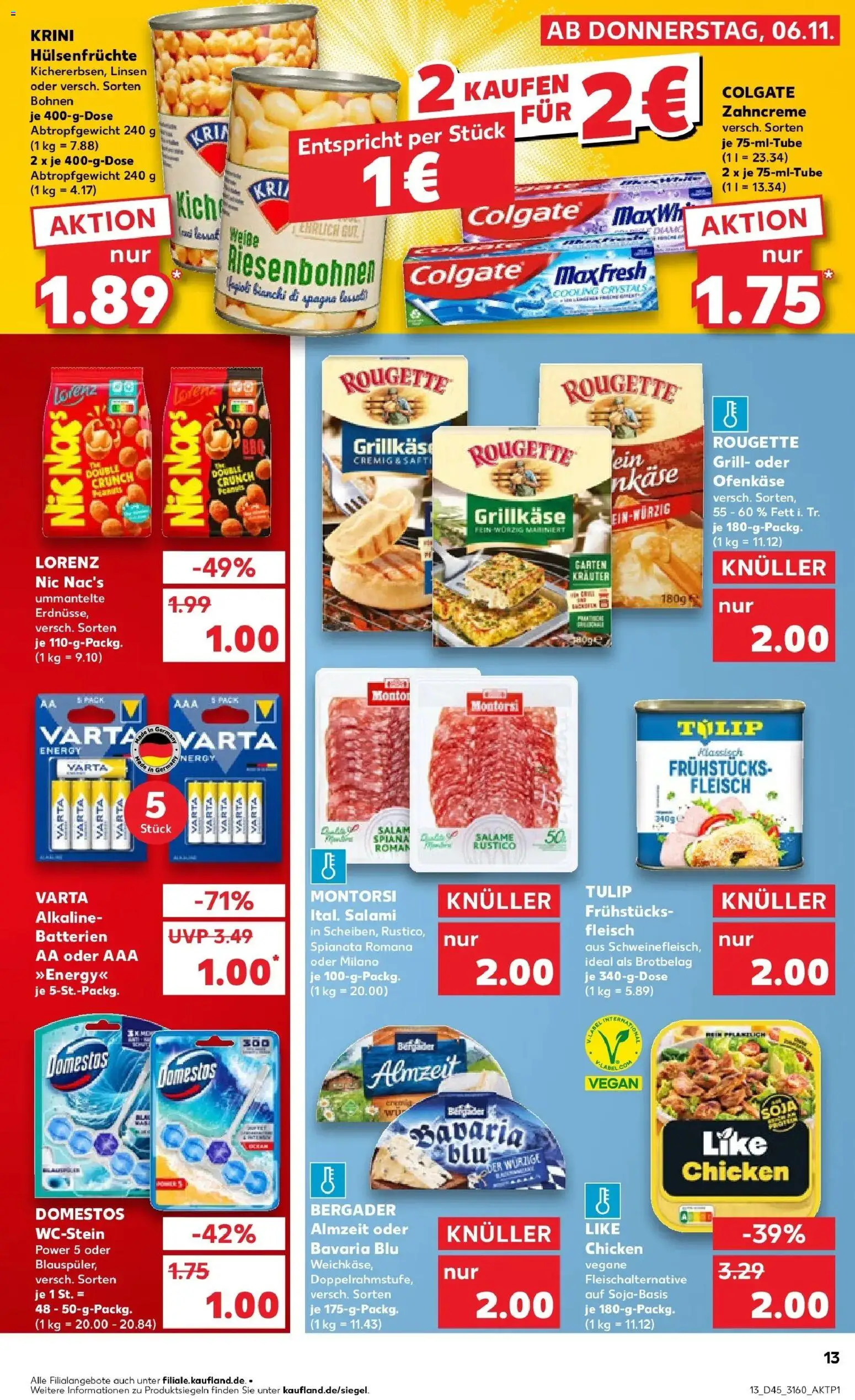 Kaufland prospekt Königs Wusterhausen	 – gültig ab 10.11.2025 | Seite: 13 | Produkte: Grill, Energy, Salami, Saft