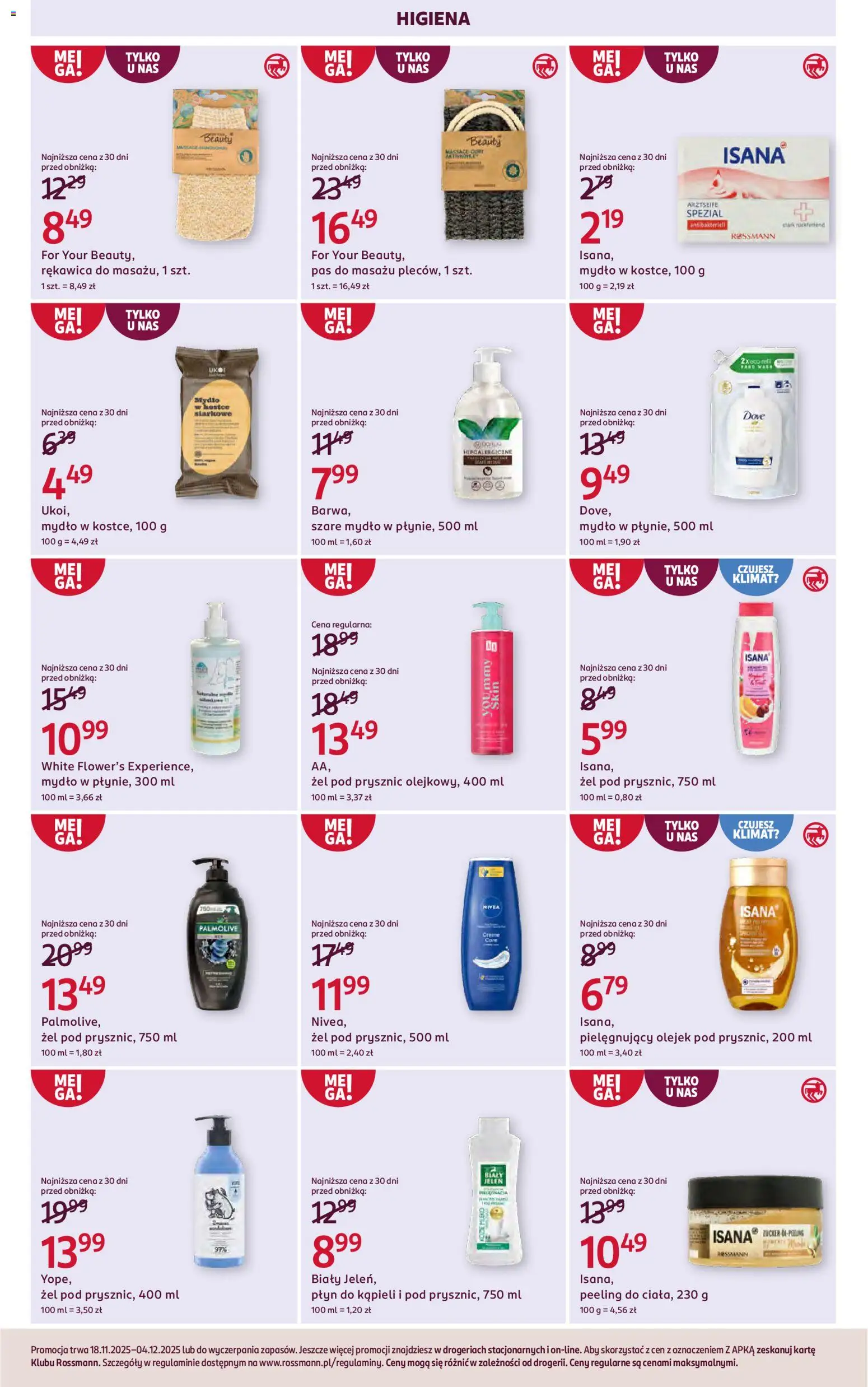 Rossmann Gazetka od 18.11.2025 | Strona: 11 | Produkty: Płyn do kąpieli, Prysznic, Jeleń, Żel pod prysznic