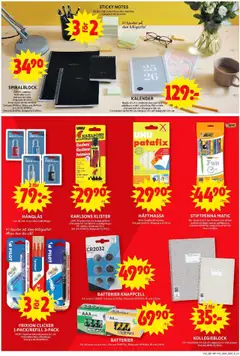 ICA Maxi reklamblad aktuell från 11.08.2025 | Sida: 12 | Produkter: Batterier, Kartong, Kalender, Hänglås