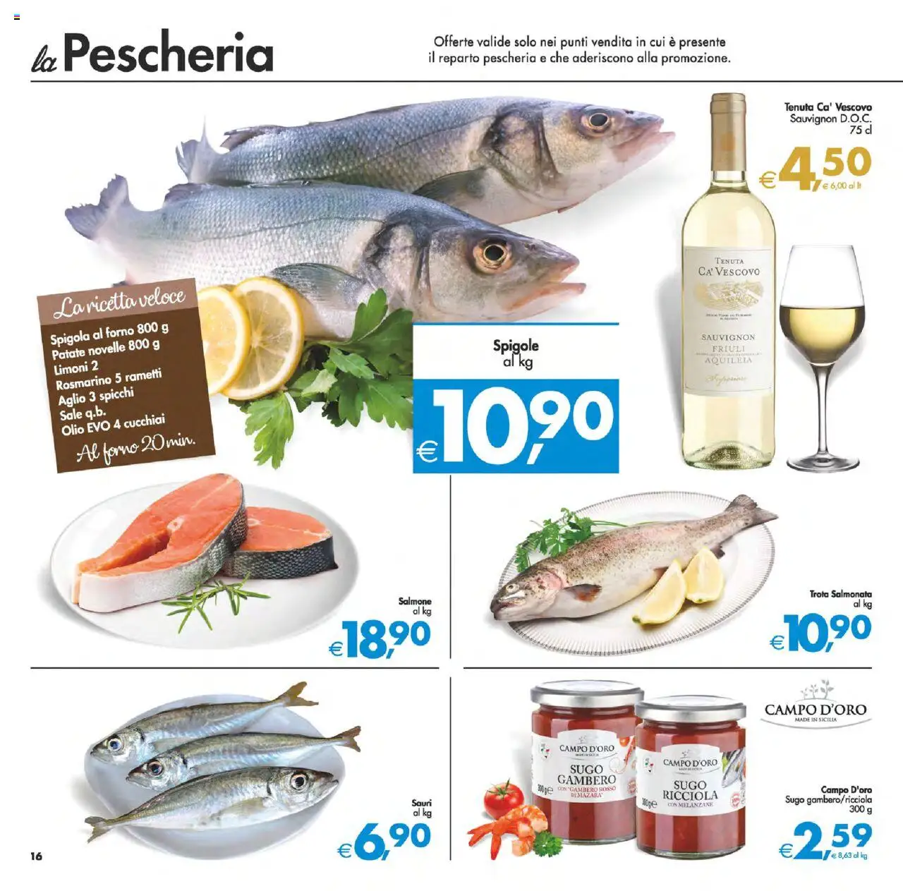 Volantino Decò del 02.09.2025 | Pagina: 19 | Prodotti: Rosmarino, Sale, Spigola, Sugo