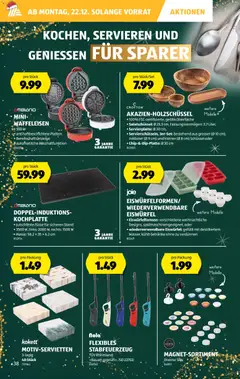 Aldi Aktionen ab 18.12.2025 gültig | Seite: 38 | Produkte: Kochplatte, Waffeleisen