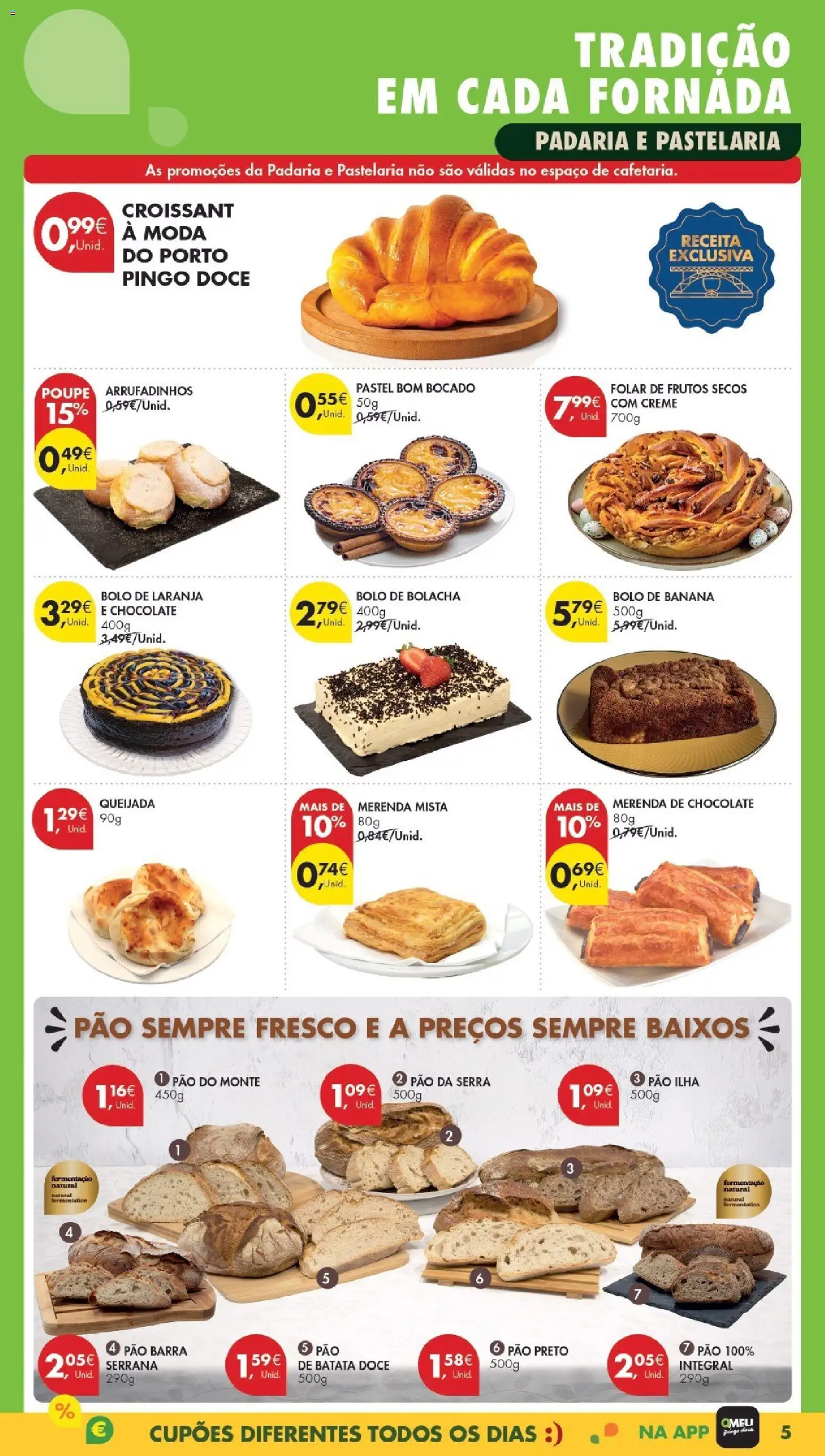 Pingo Doce Poupe Esta Semana Madeira │ válido de 03.03.2026 | Página: 5 | Produtos: Banana, Padaria, Chocolate, Creme