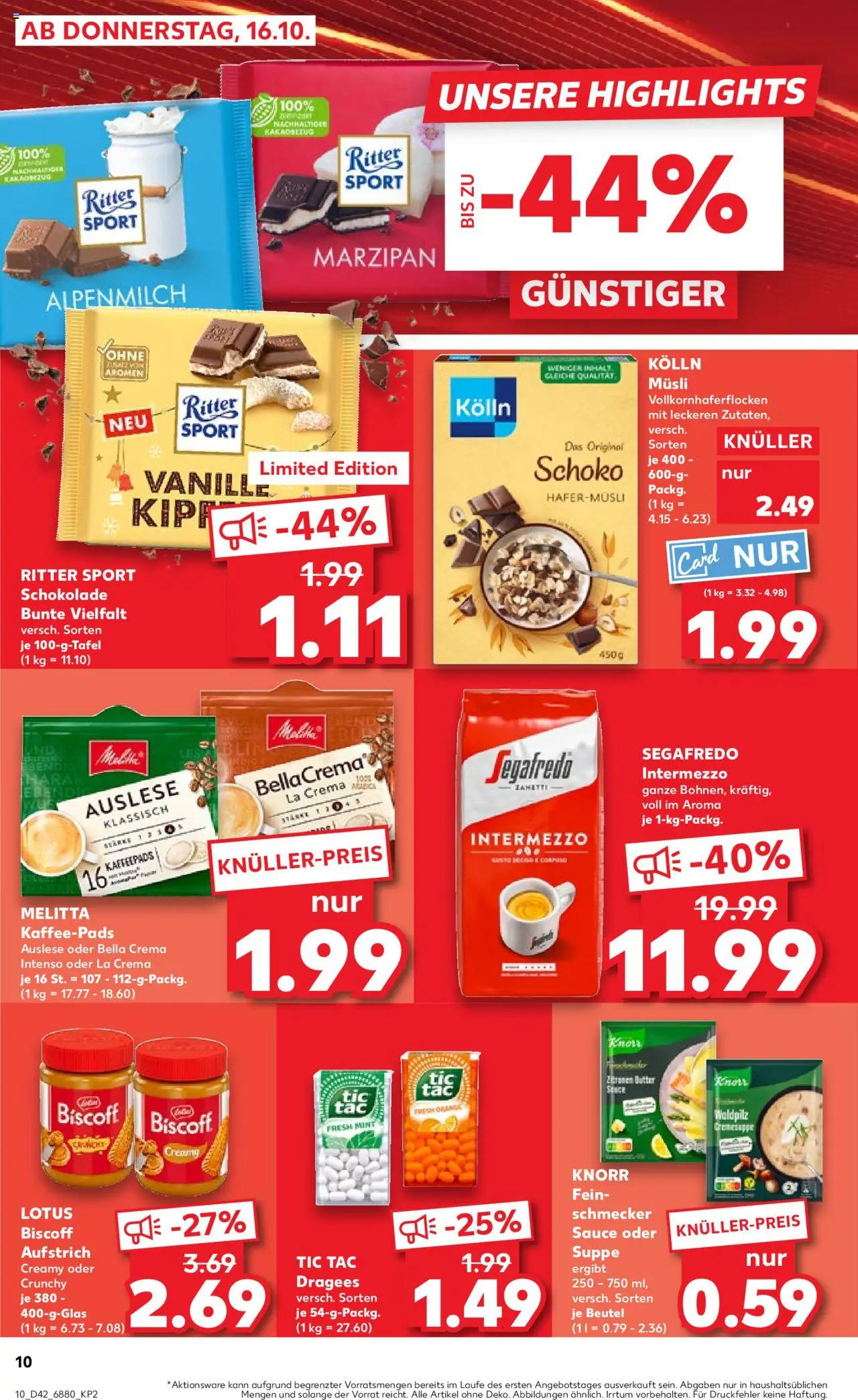 Kaufland prospekt Völklingen	 – gültig ab 16.10.2025 | Seite: 10 | Produkte: Kolln, Kolln musli, Butter, Zitronen