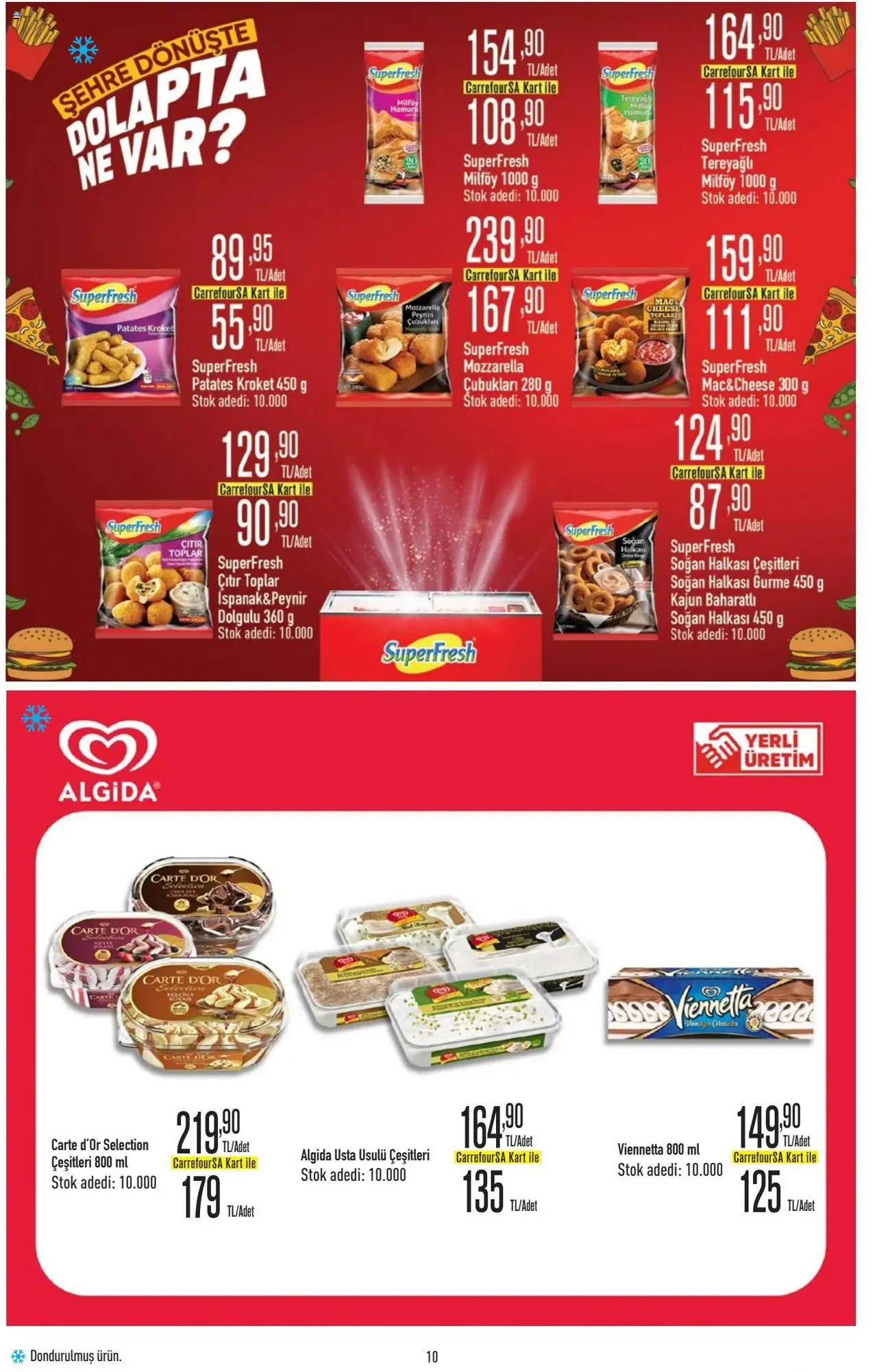 CarrefourSA Katalog - 09.10.2025 tarihinden itibaren geçerlidir | Sayfa: 10 | Ürünler: Toplar, Patates, Soğan