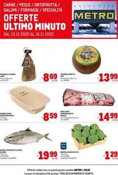 Anteprima del volantino Metro Offerte Freschissimi catalogo valido a partire dal 13.11.2025