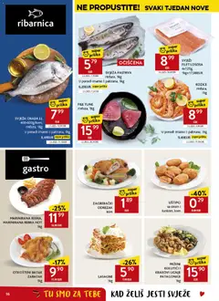 SVJEŽI FILET LOSOSA, 4x125g, 1kg=17,98EUR - Pregled kataloga iz trgovine Konzum, vrijedi od 14.01.2026 | Stranica: 16