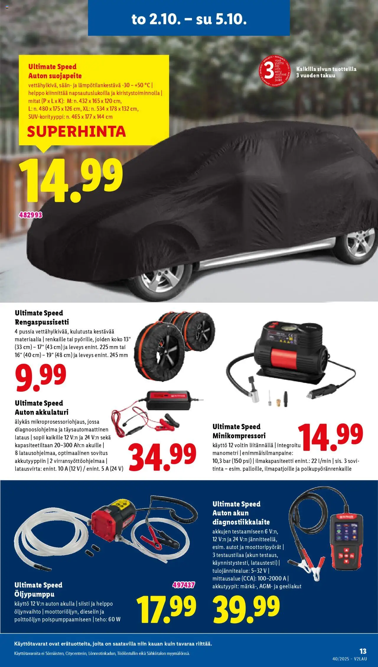 Lidl tarjoukset - Rovaniemi – voimassa 02.10.2025 alkaen | Sivu: 17