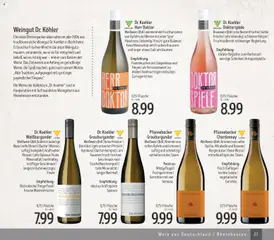 Edeka Struve Wein– und Spirituosen ab 14.11.2025 gültig | Seite: 27 | Produkte: Weißwein, Ziegenkäse, Schinken, Wein