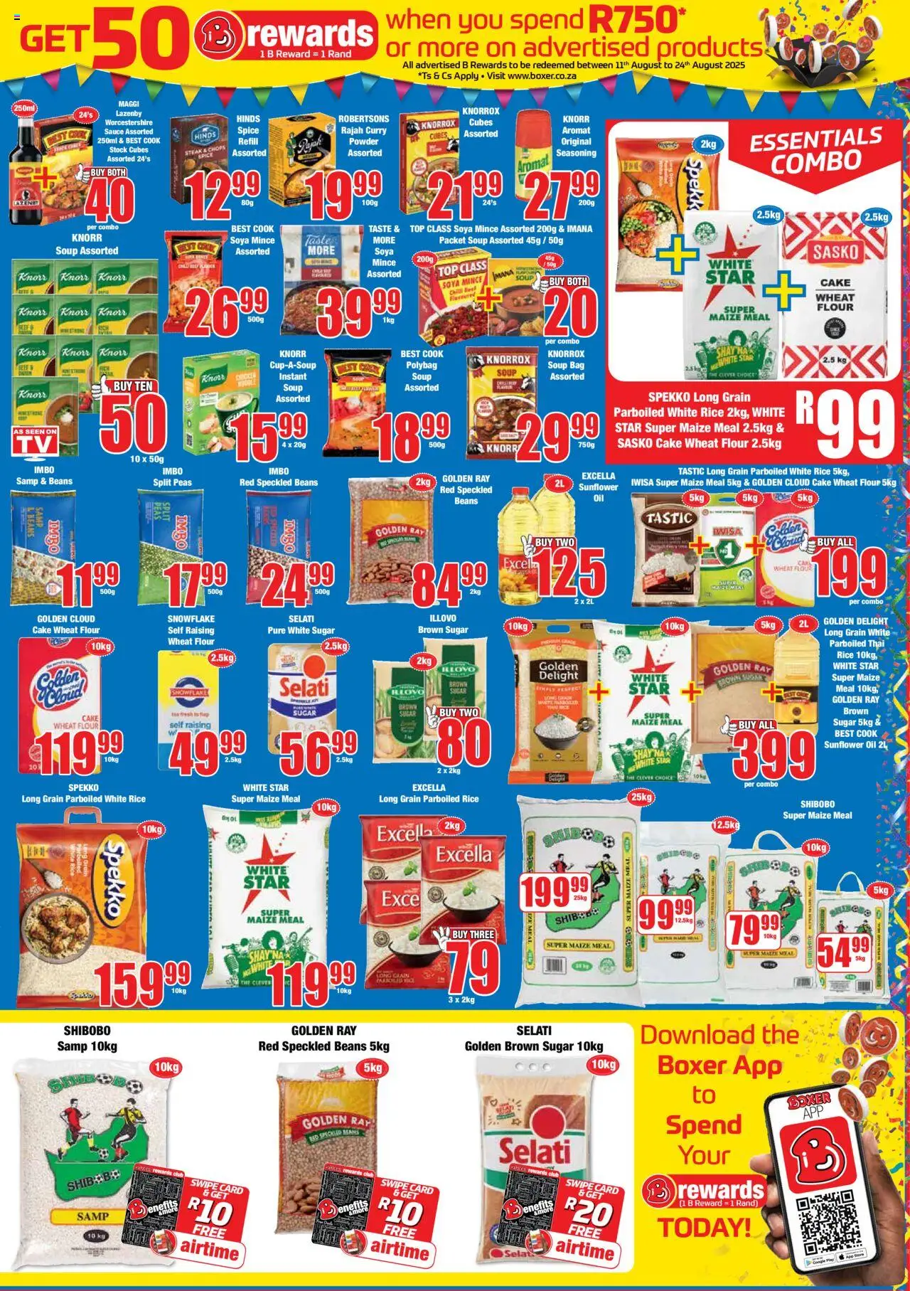 Boxer - Free State, Northern Cape, North West - Specials │ valid from 24.07.2025 | Page: 9 | Products: Oil, Powder, Soup, Soya mince