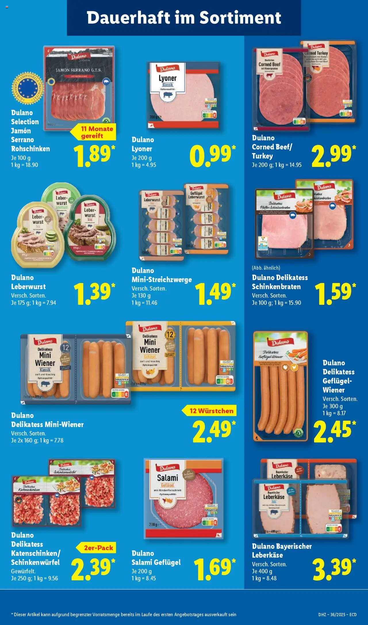 Lidl Prospekt 	 - gültig ab dem 01.09.2025 | Seite: 23 | Produkte: Pfeffer, Wurst, Salami, Leberkase
