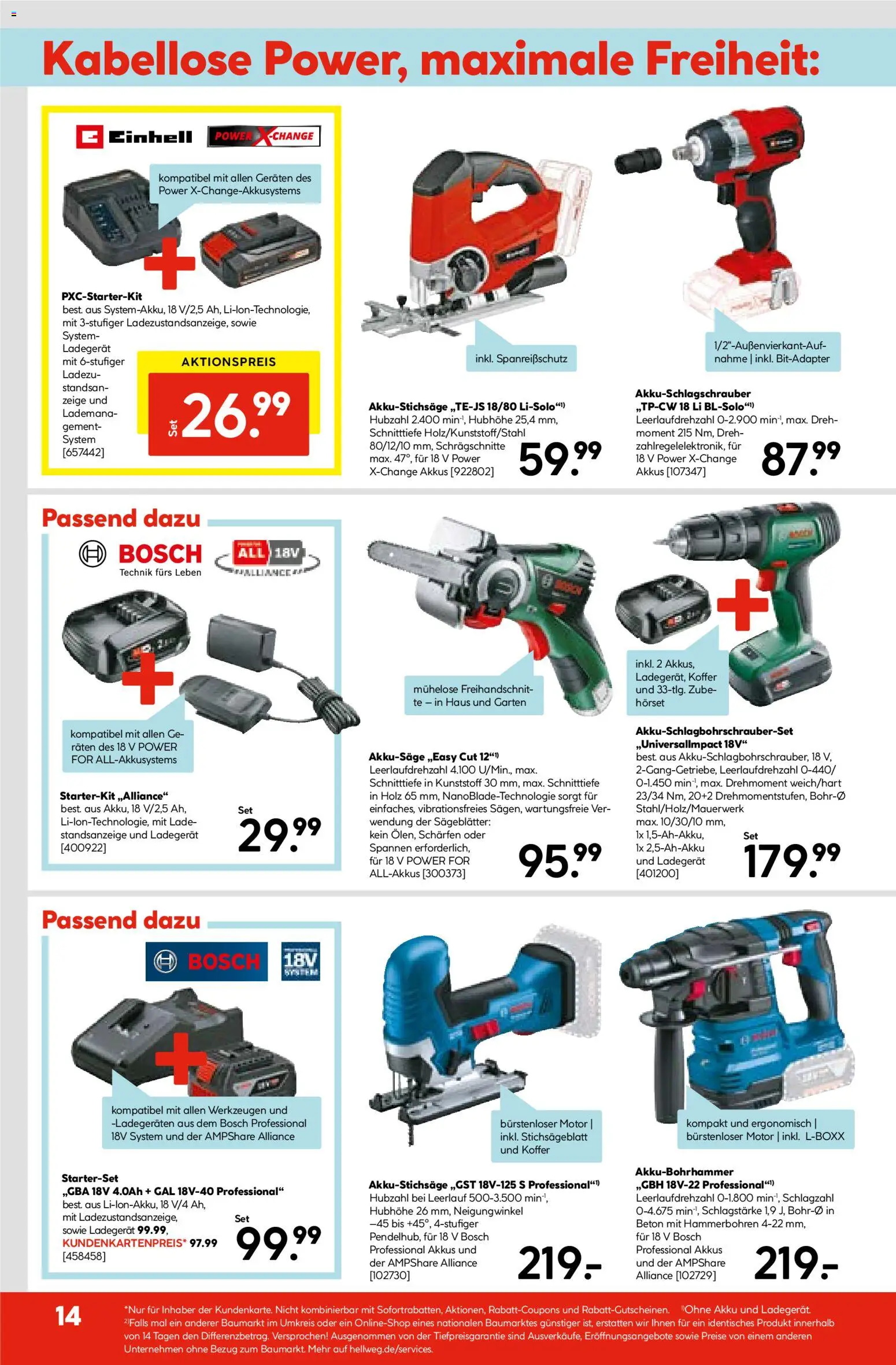 Hellweg Prospekt – gültig ab 29.12.2025 | Seite: 16 | Produkte: Bosch, Koffer, Ladegerät