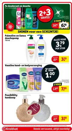 Kruidvat folder week 50 - Voorbeeld van een folder van Kruidvat, geldig van 09.12.2025 | Pagina: 34 | Producten: Deodorant, Kan, Douche, Gel