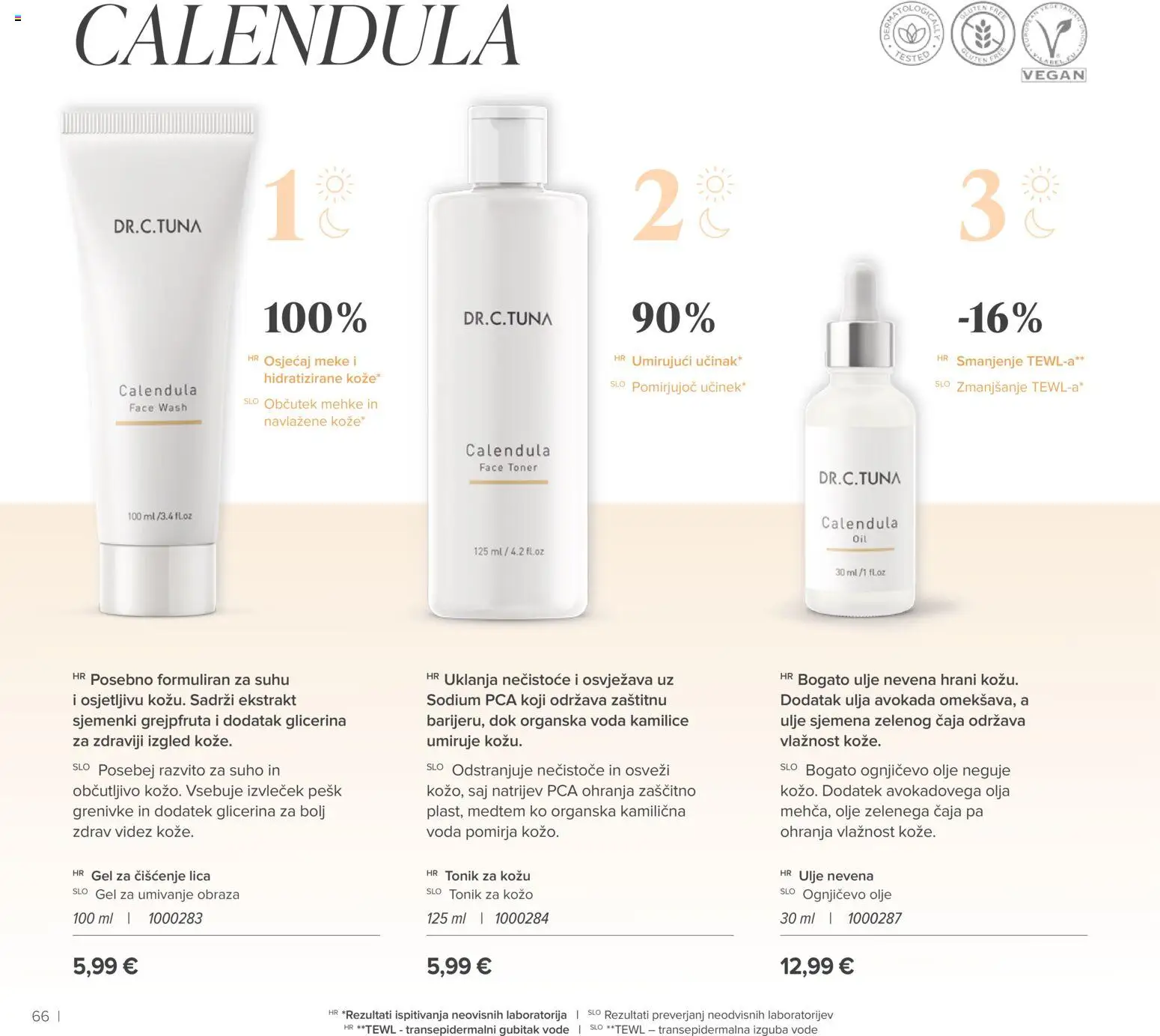 Farmasi katalog | vrijedi od 01.01.2026 | Stranica: 66 | Proizvodi: Gel za čišćenje lica, Ulje, Voda, Toner