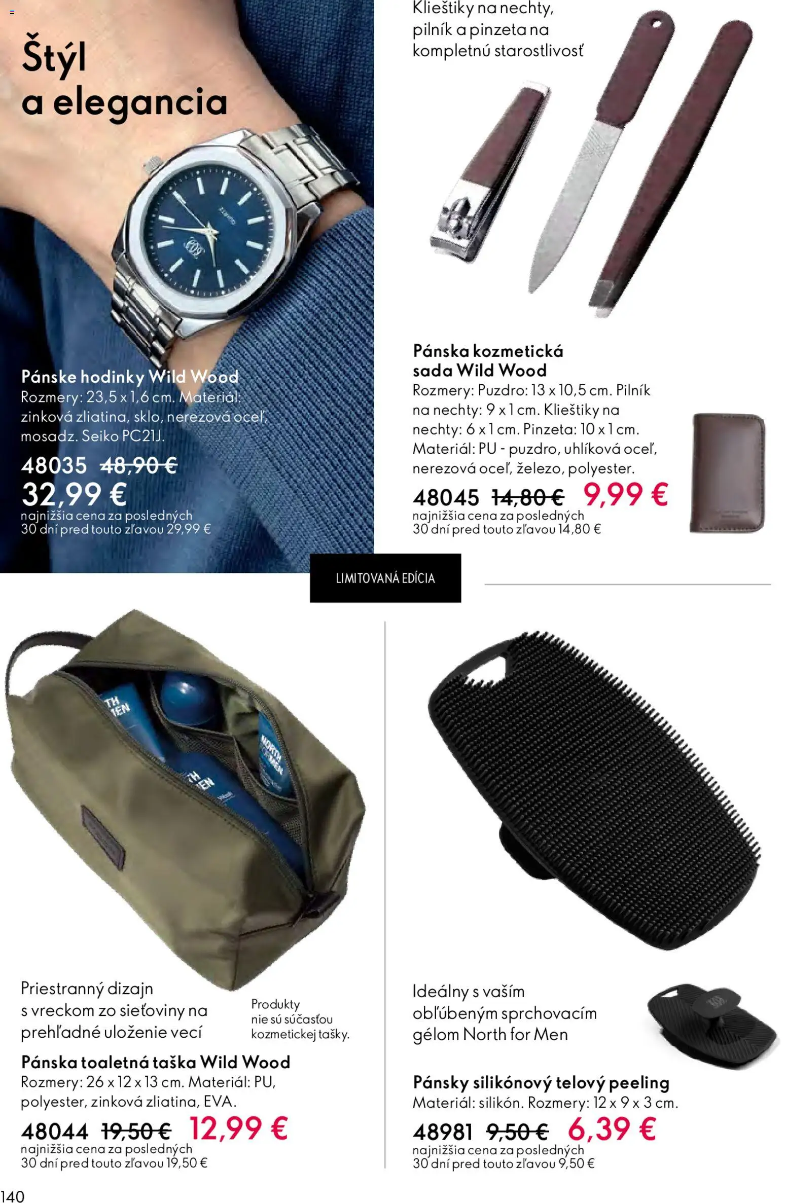 Nové Oriflame akcie – leták je platný od 04.03.2026 | Strana: 140 | Produkty: Pánske hodinky, Hodinky, Peeling