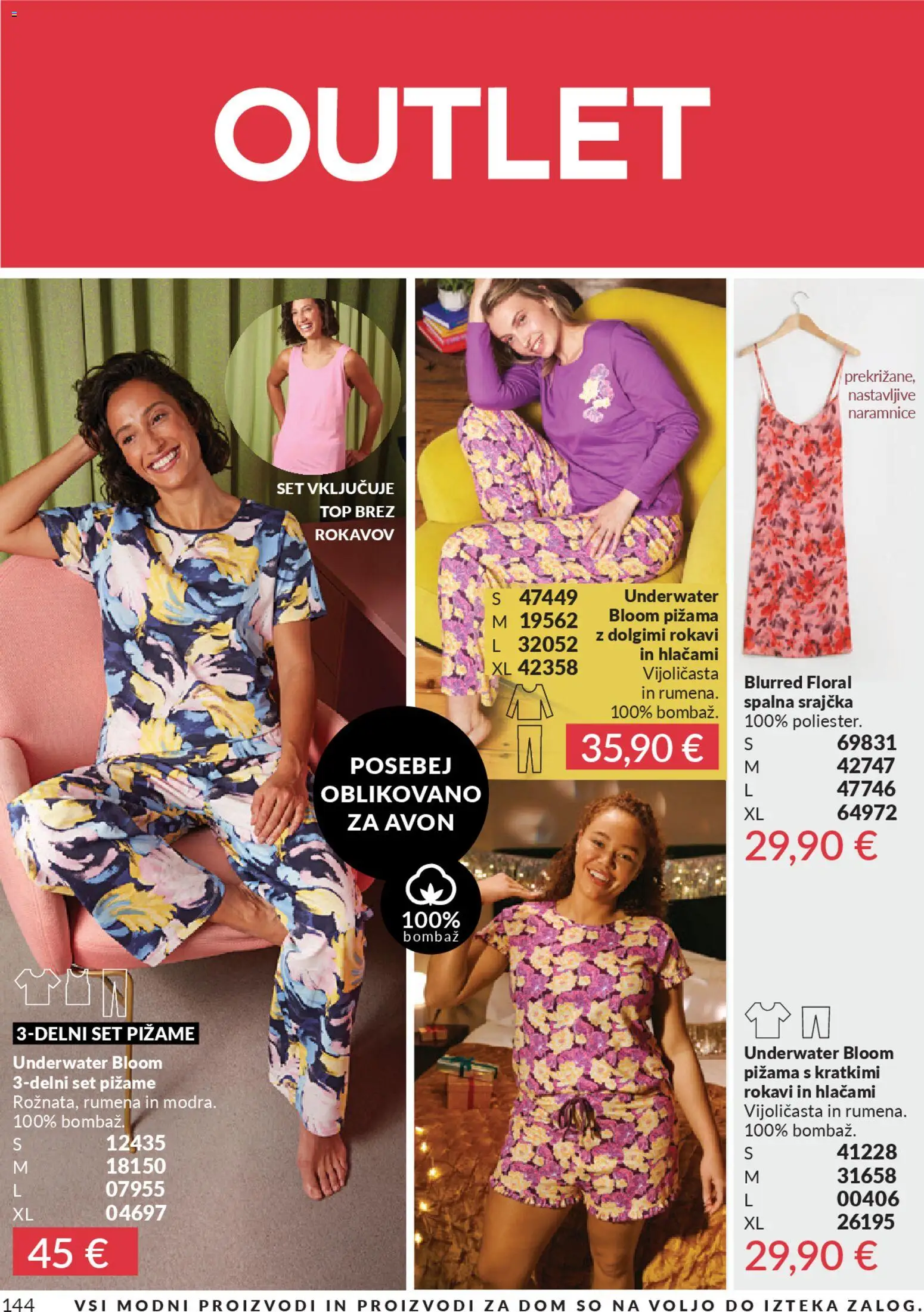 Novi Avon katalog ponudbe – veljaven od 29.12.2025 | Stran: 144 | Izdelki: Pižama