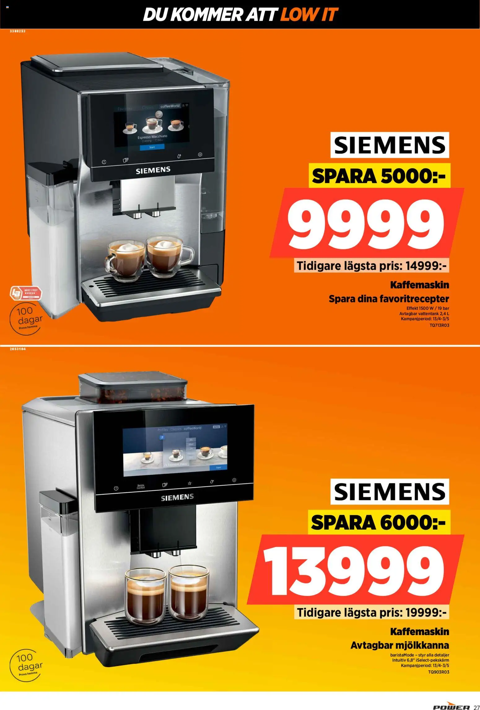 Power reklamblad aktuell från 13.04.2026 | Sida: 27