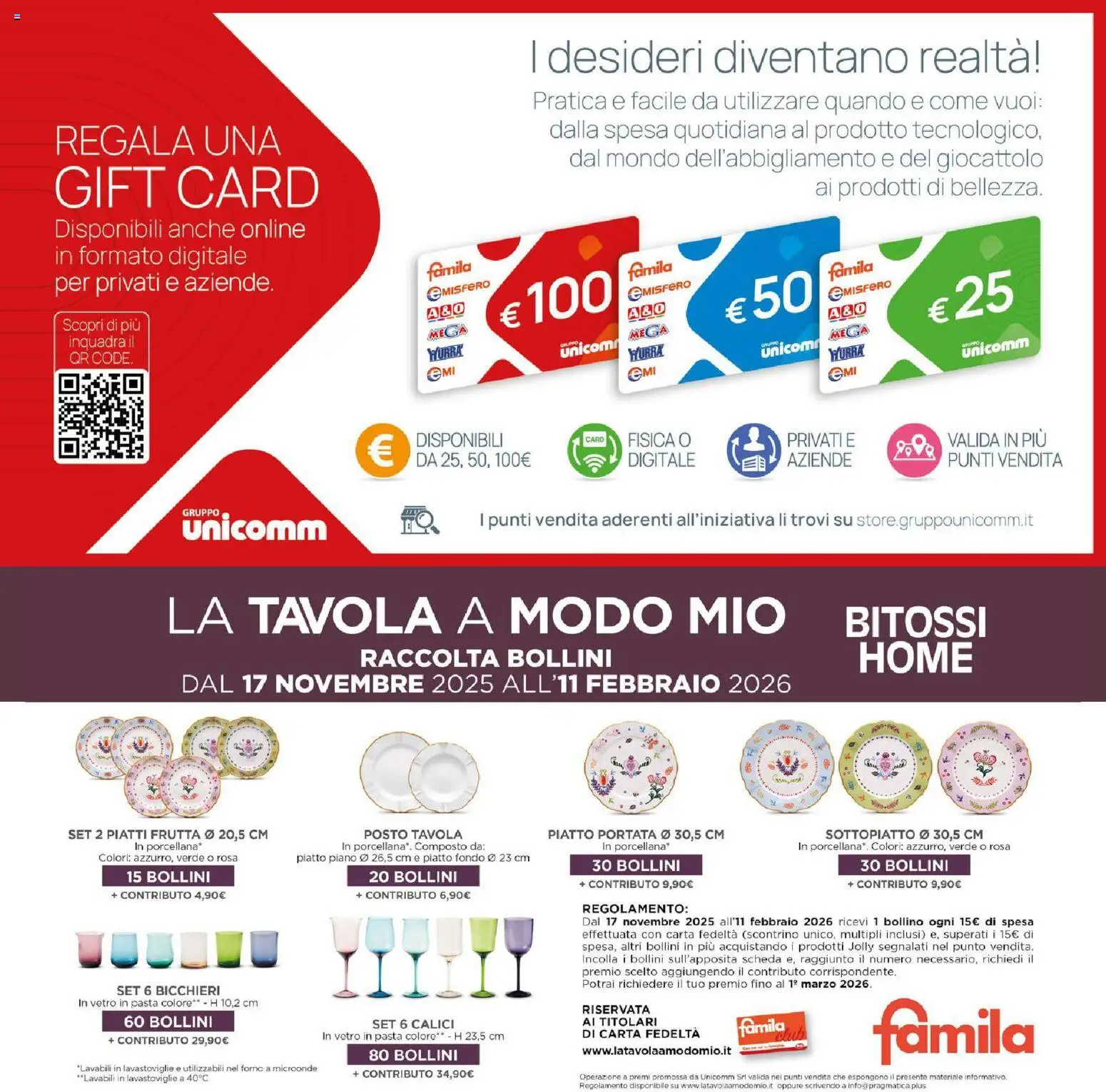 Volantino Famila del 27.11.2025 | Pagina: 25 | Prodotti: Microonde, Forno a microonde, Lavastoviglie, Piatto