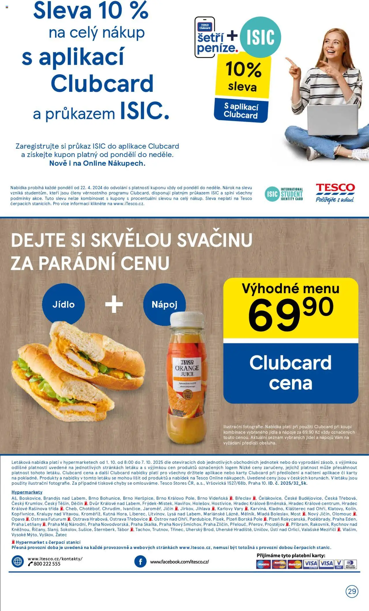 Tesco leták - Hypermarket od 01.10.2025 | Strana: 29 | Produkty: Mošt, Karty, Futurum