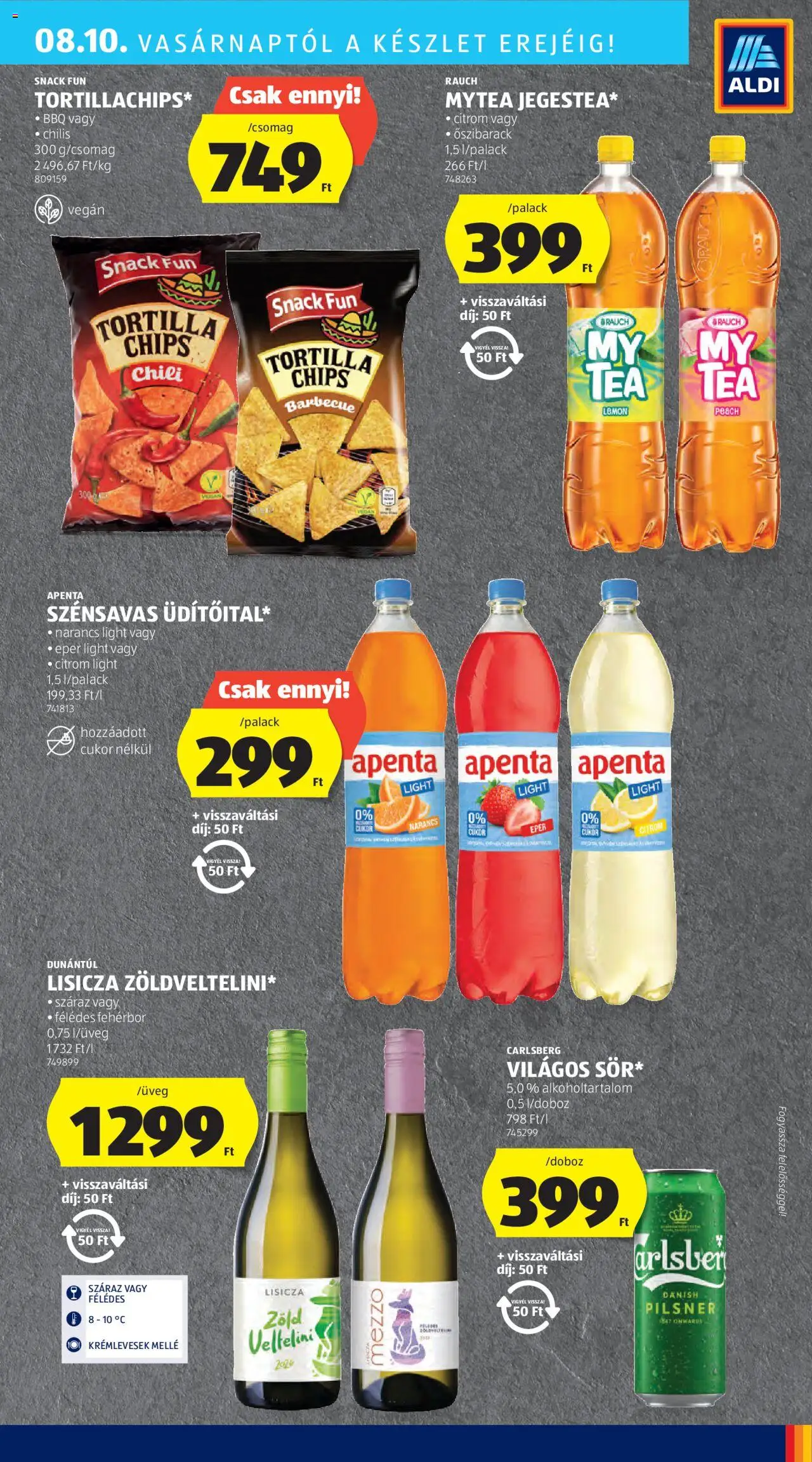 Aldi akciós ujság - amely érvényes a következő dátumtól: 07.08.2025 | Oldal: 39 | Termékek: Chili, Chips, Vegán, Citrom