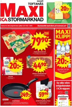ICA Maxi - Malmö - Förhandsvisning av reklamblad från butik ICA Maxi aktuell från 03.11.2025
