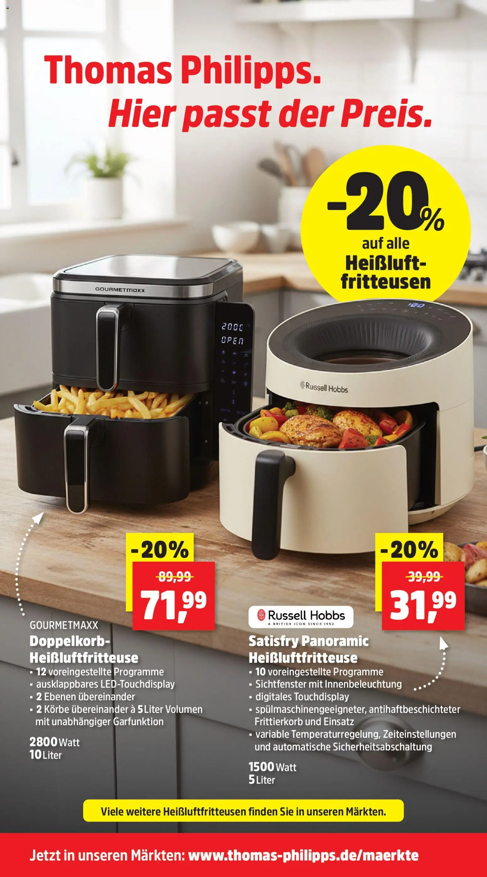 Thomas Philipps Prospekt – gültig ab 02.02.2026 | Seite: 9 | Produkte: Heißluftfritteuse