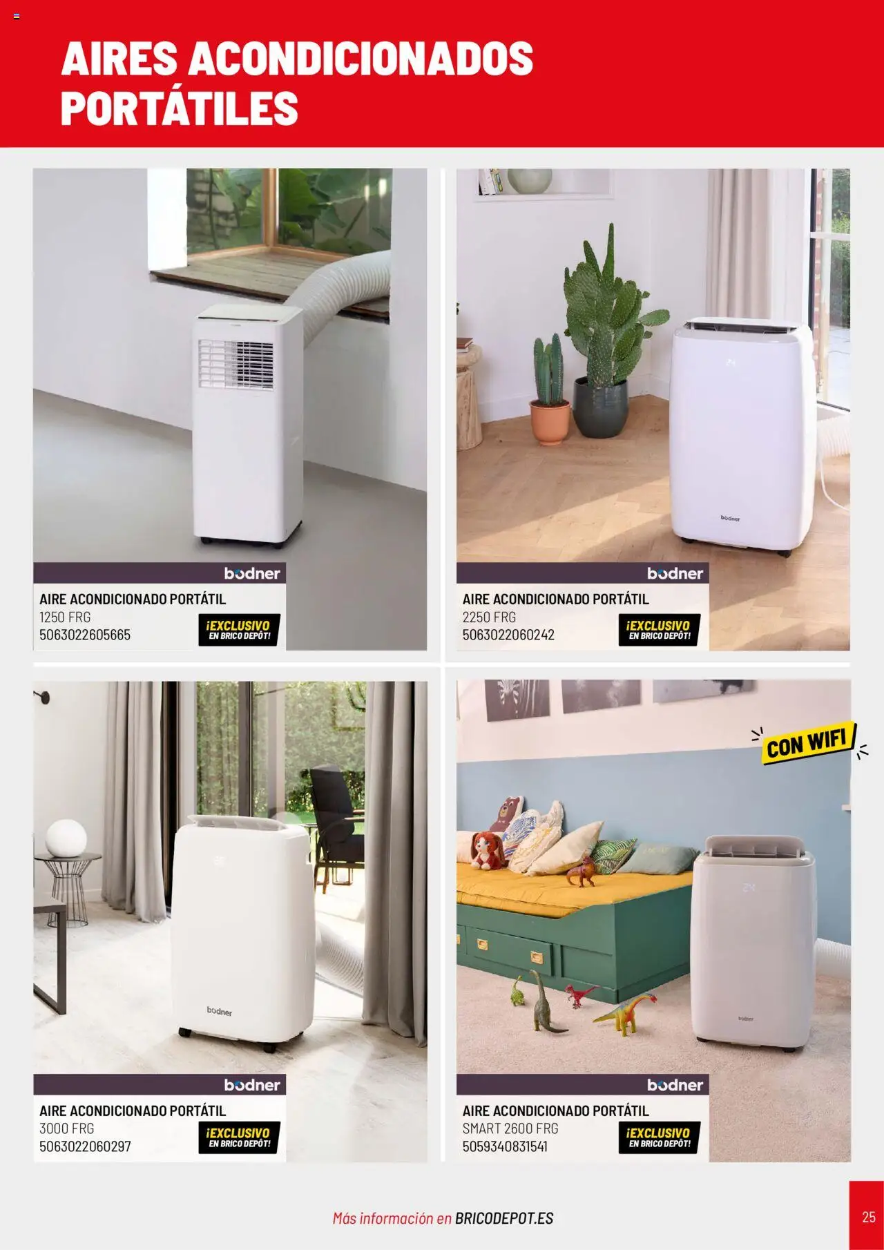 Brico Depôt Catálogo Climatización │ válido desde el 27.06.2025 | Página: 25 | Productos: Aire acondicionado