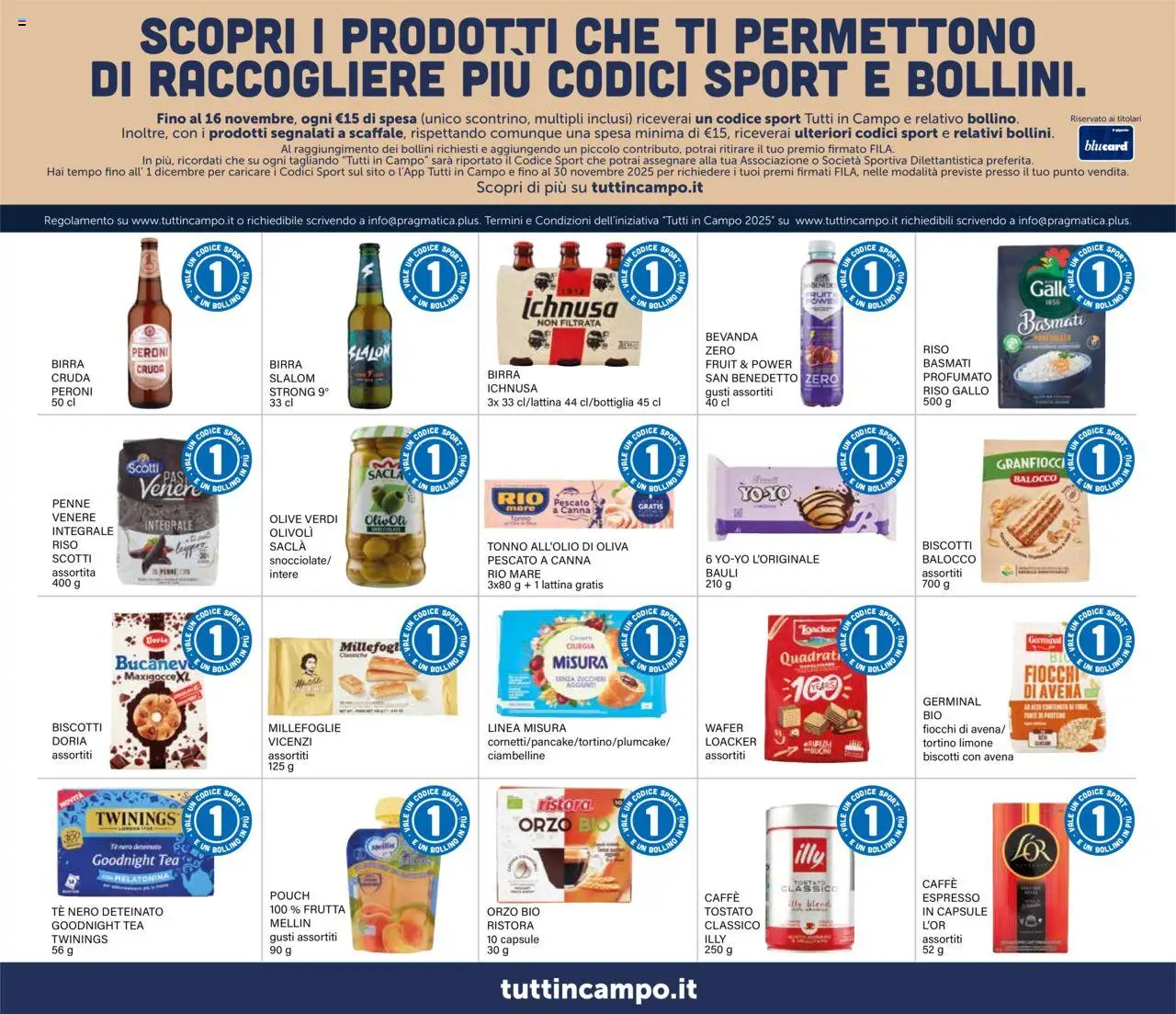 Volantino Il Gigante del 13.10.2025 | Pagina: 19 | Prodotti: Biscotti, Frutta, Olive, Penne