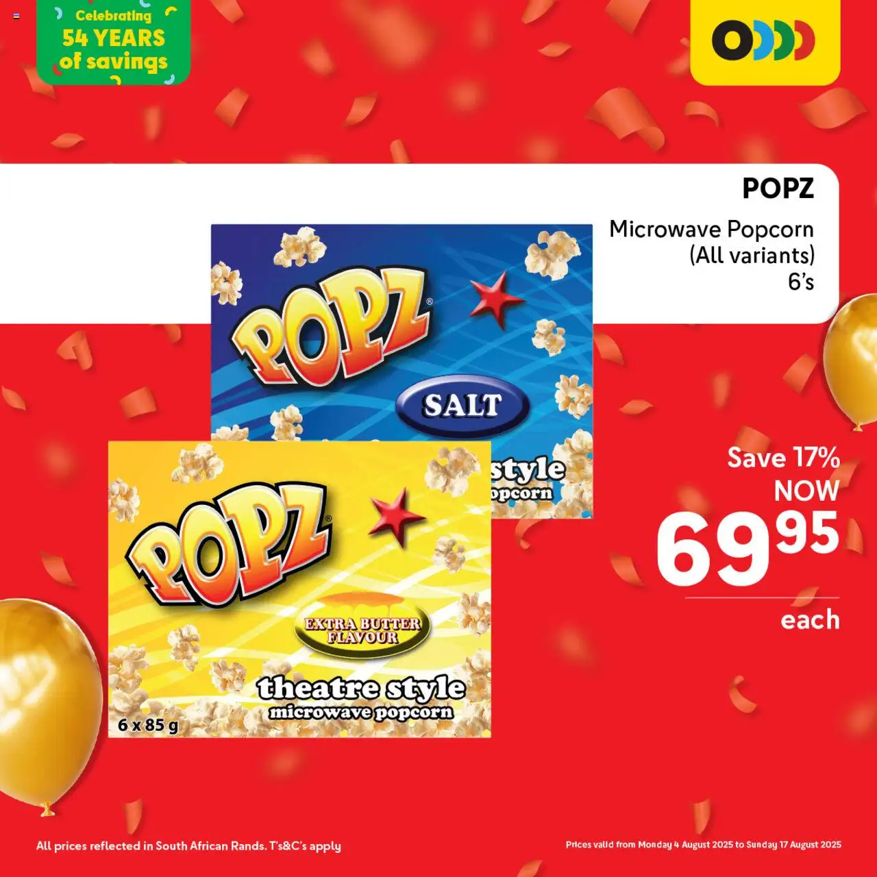 Makro Birthday Deals Sweets │ valid from 04.08.2025 | Page: 14 | Products: Microwave, Butter, Popcorn, Salt