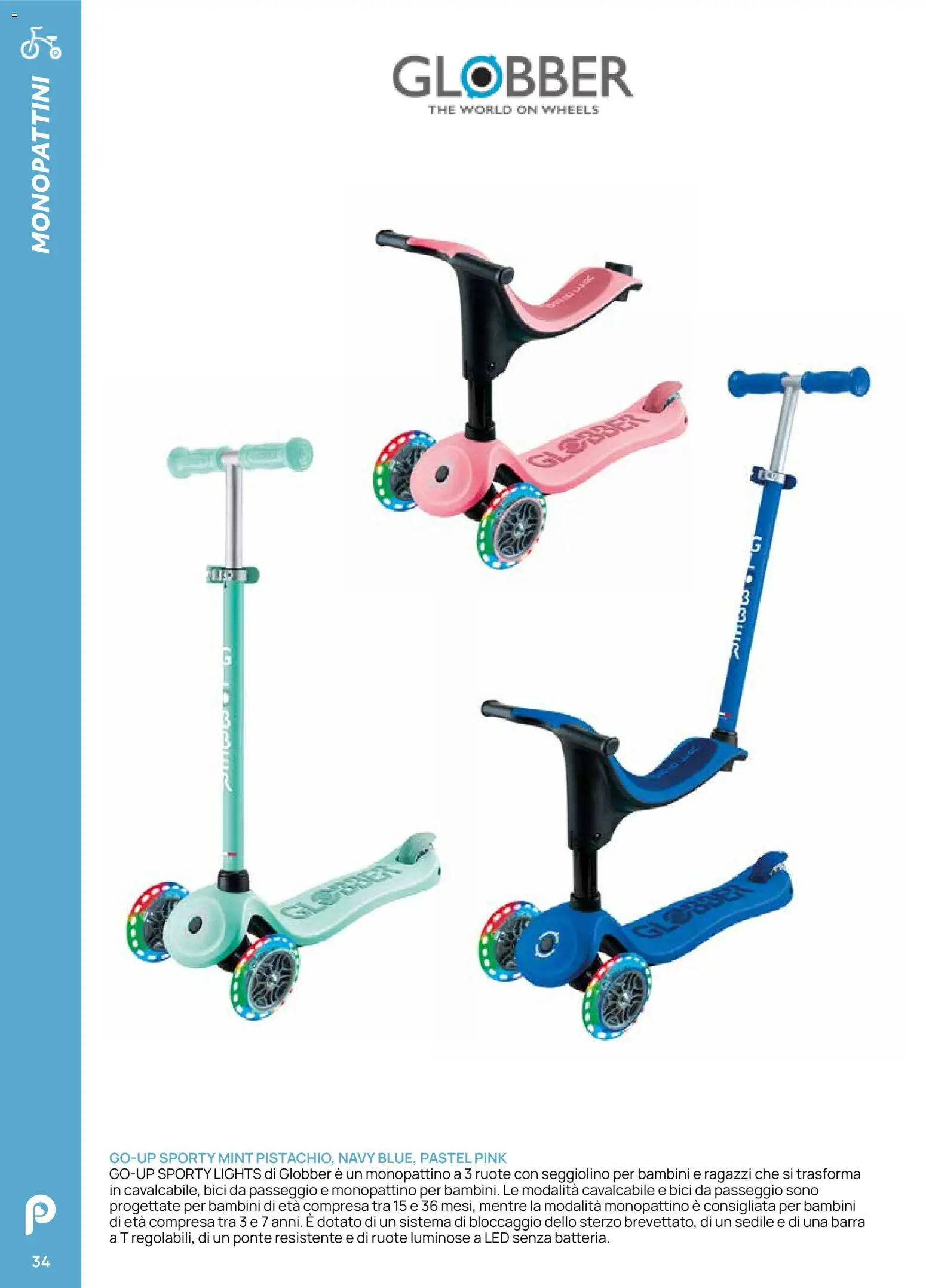 Volantino Prenatal del 28.04.2026 | Pagina: 34 | Prodotti: Monopattino, The, Seggiolino