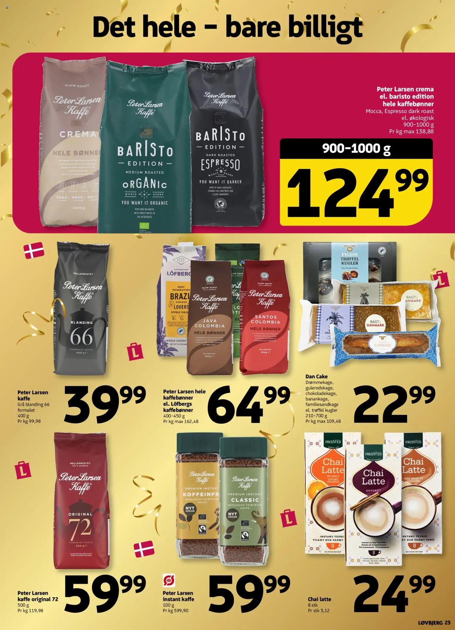 Løvbjerg tilbudsavis – gyldig fra 10.04.2026 | Side: 23 | Produkter: Kaffe, Te, Bønner, Instant Kaffe