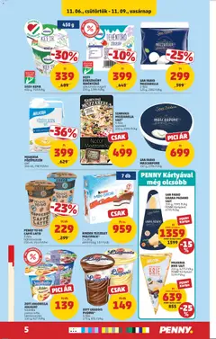 SZARVASI MOZZARELLA SAJT*, 4-féle szeletelt 100 g, 4990 Ft/kg - amely érvényes a következő dátumtól: 06.11.2025 | Oldal: 5