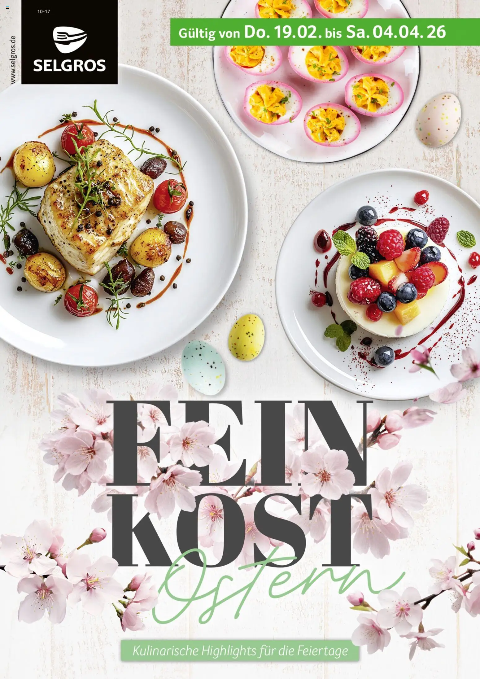 Selgros Feinkost Ostern – gültig ab 19.02.2026 | Seite: 1