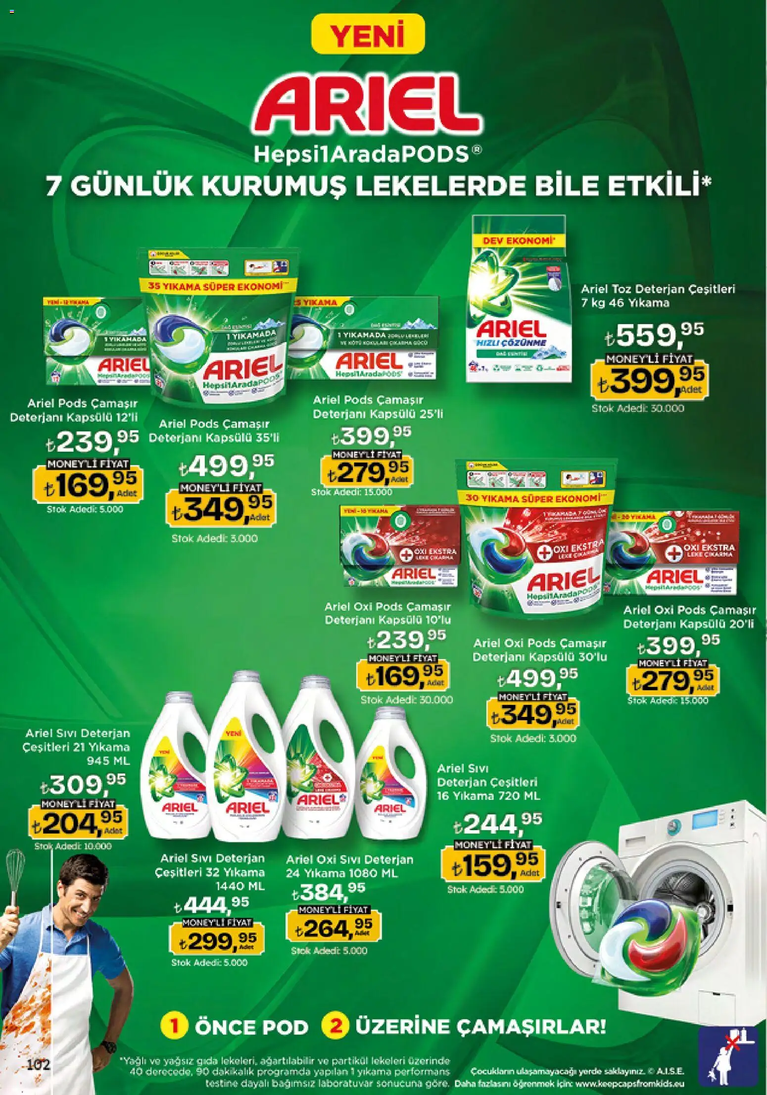 Migros Katalog - 5M Migroskop Dijital - 05.12.2025 tarihinden itibaren geçerlidir | Sayfa: 102 | Ürünler: Çamaşır deterjanı, Deterjan