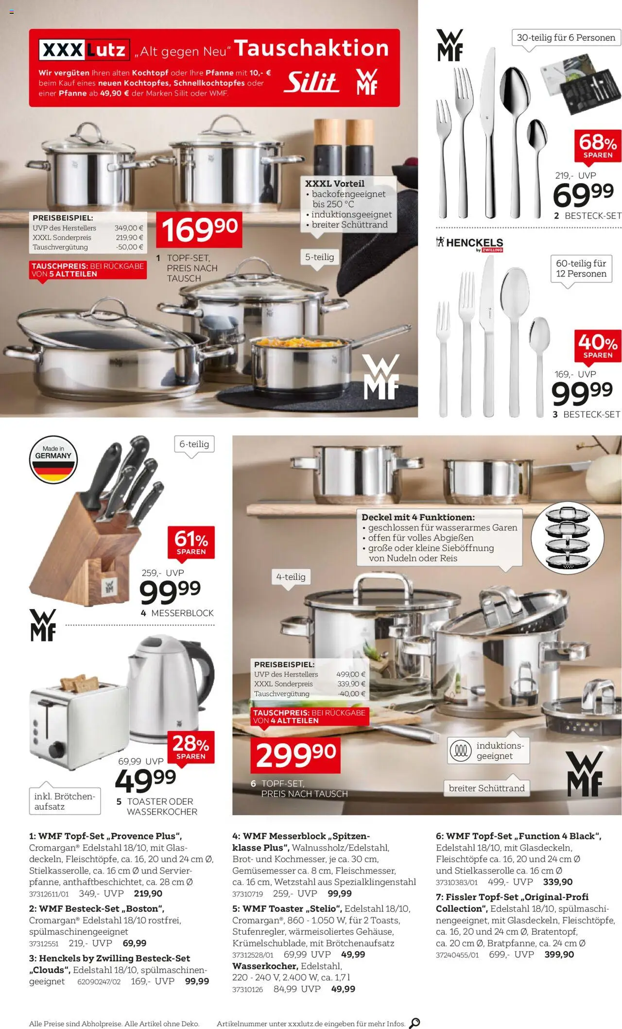 XXXL Lutz Prospekt 	 - gültig ab dem 04.08.2025 | Seite: 2 | Produkte: Wasserkocher, Toaster, Reis, Nudeln