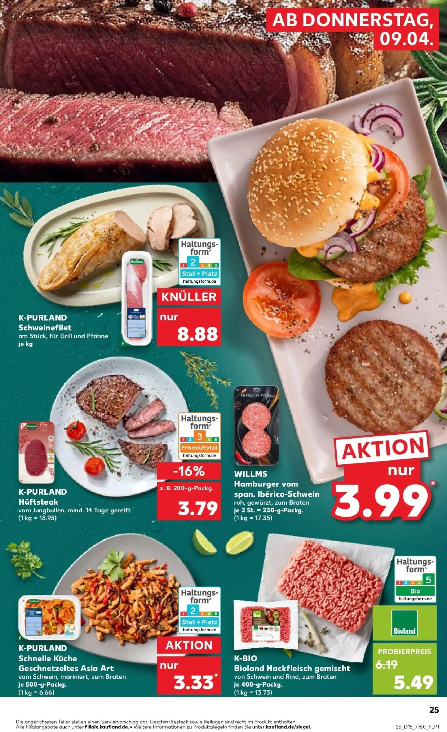 Kaufland Prospekt Eggenfelden	 – gültig ab 07.04.2026 | Seite: 37 | Produkte: Grill, Küche, Schweinefilet, Hackfleisch