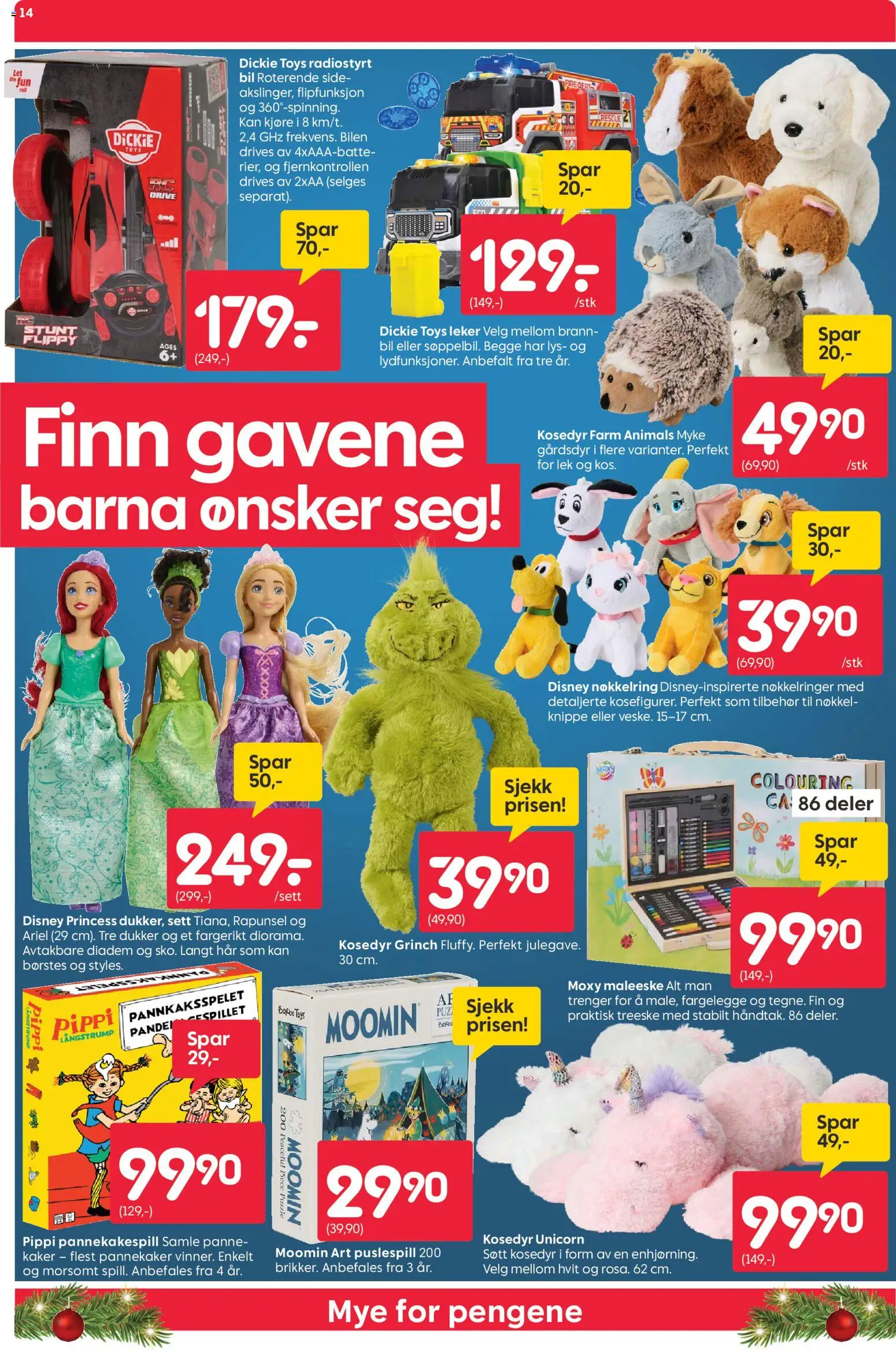 {H1} | Side: 14 | Produkter: Brisača za plažo, Lys, Skrue, Leker