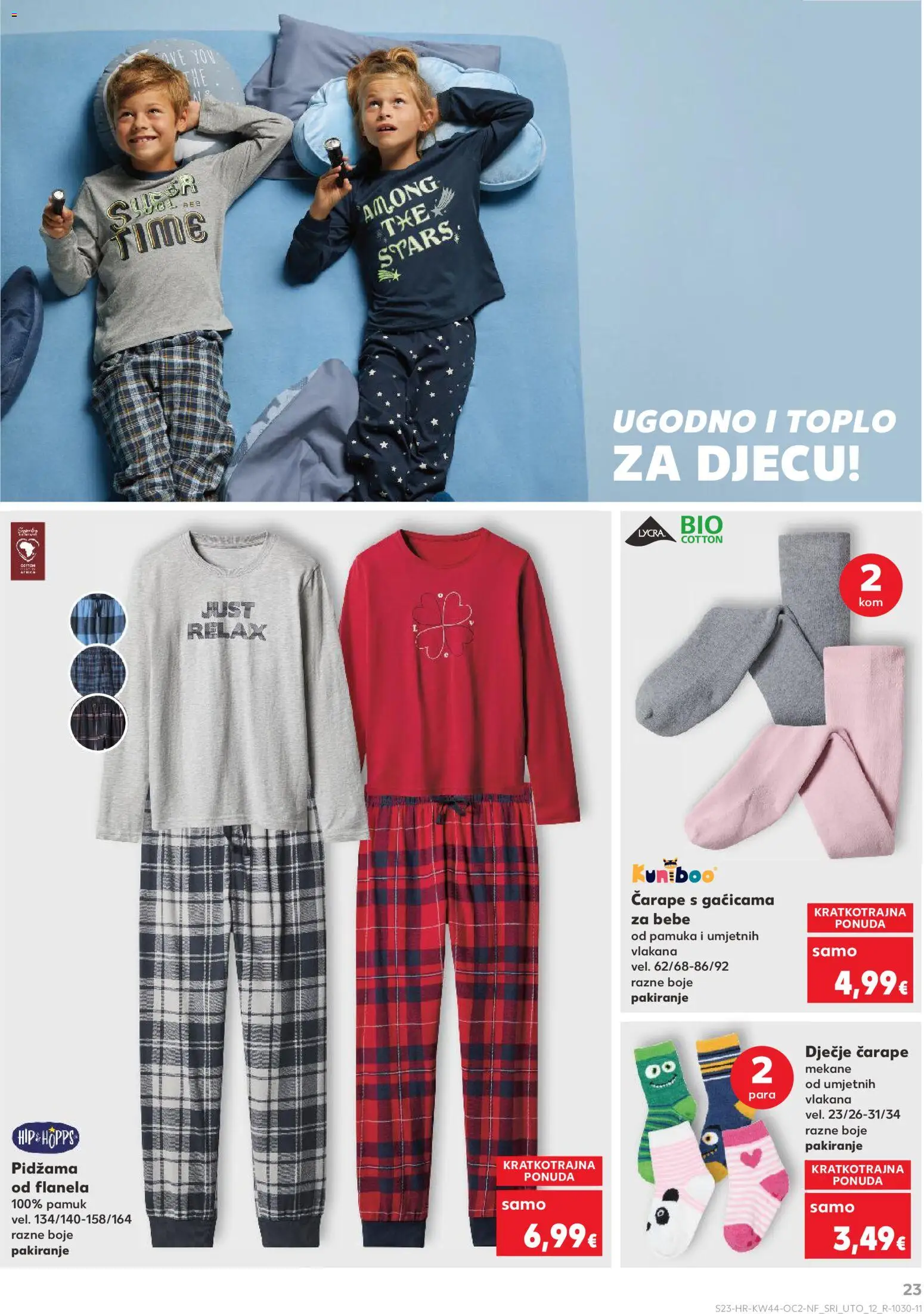 Kaufland katalog | vrijedi od 29.10.2025 | Stranica: 23 | Proizvodi: Čarape, Pidžama