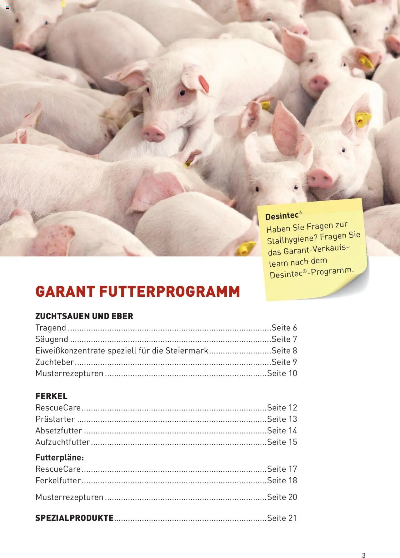 Lagerhaus Prospekt Zuchtsau & Ferkel gültig ab 14.03.2025 | Seite: 3